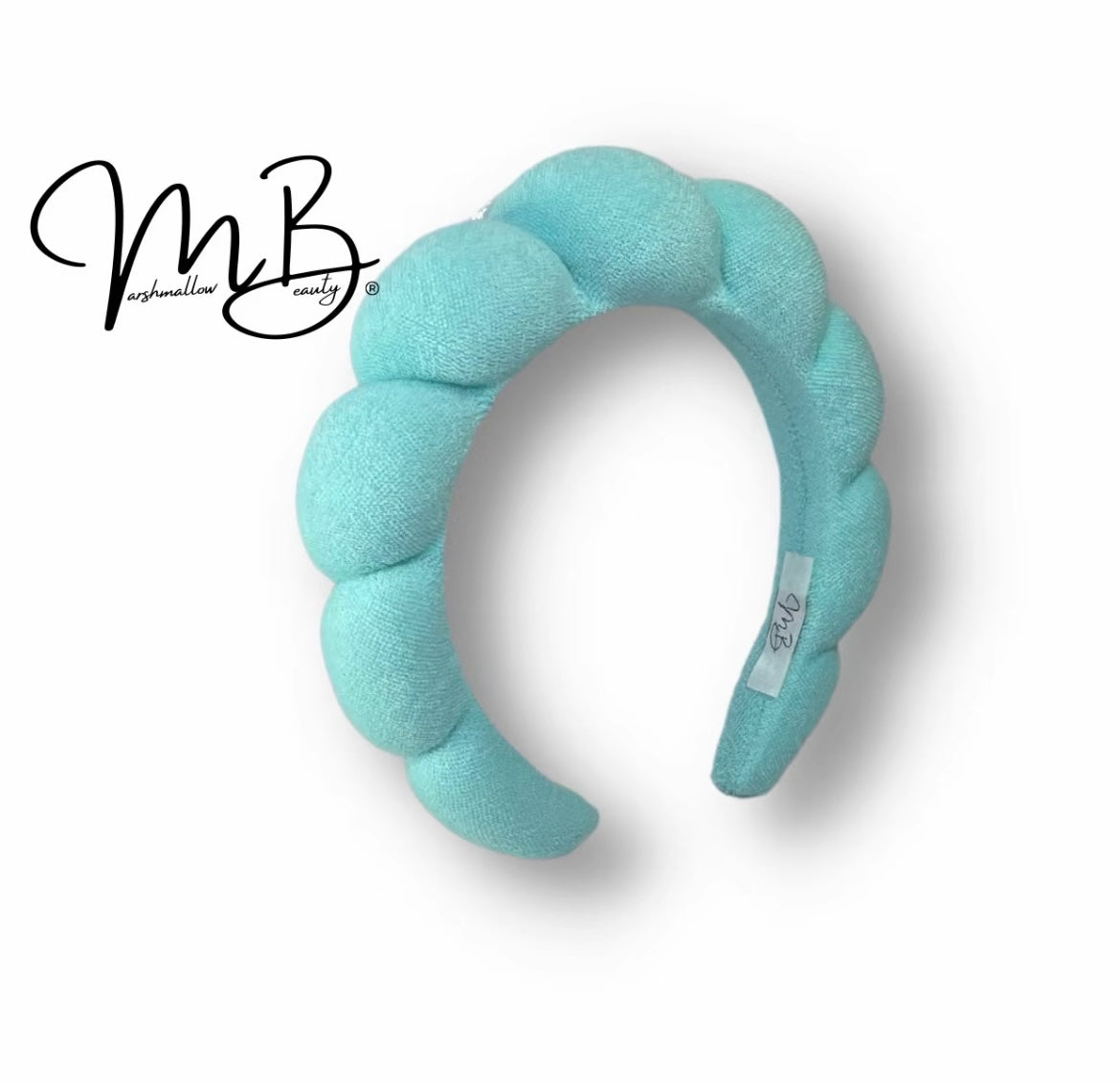 Teal Marshmallow Beauty Headband