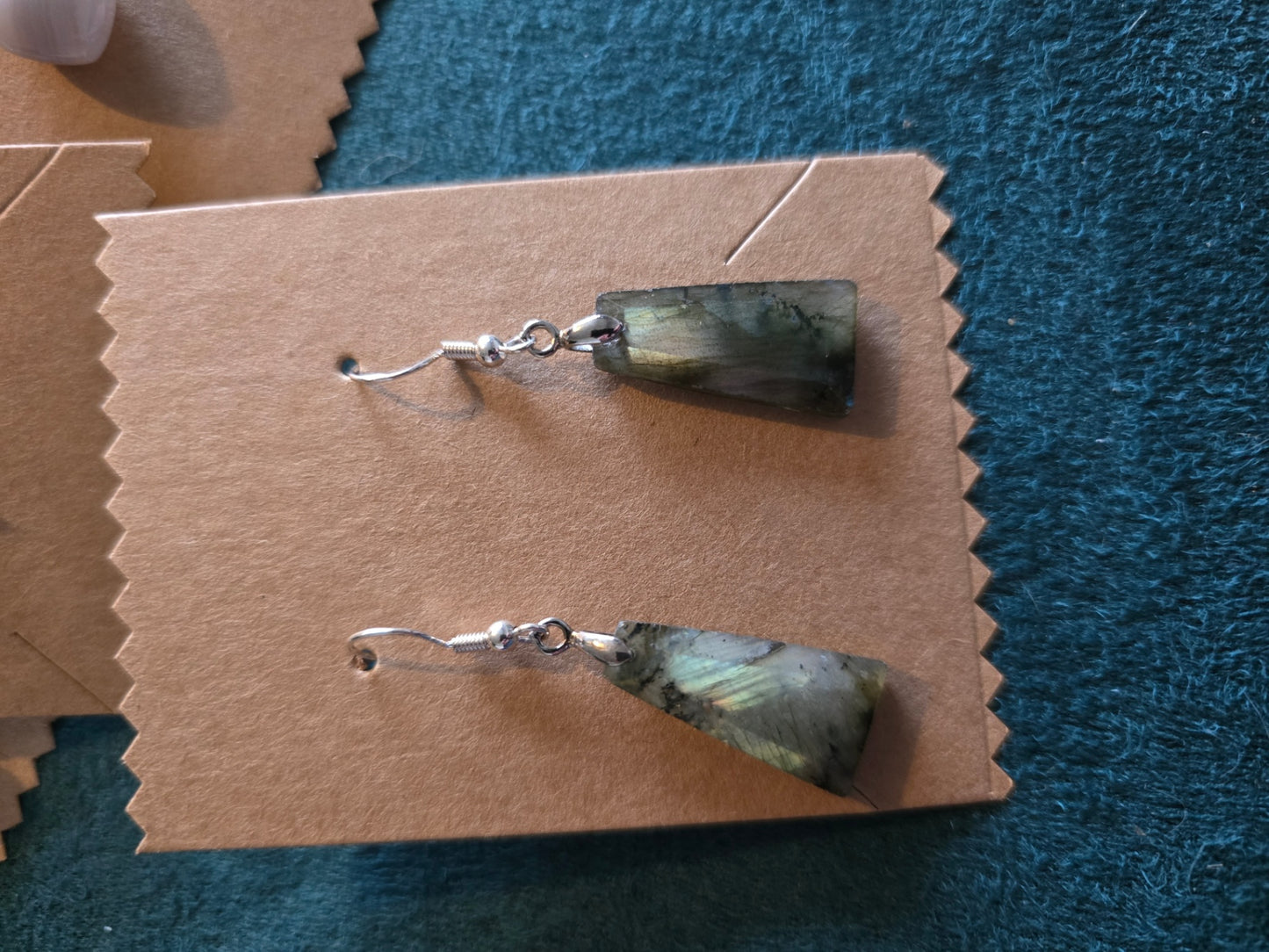 Labradorite earrings