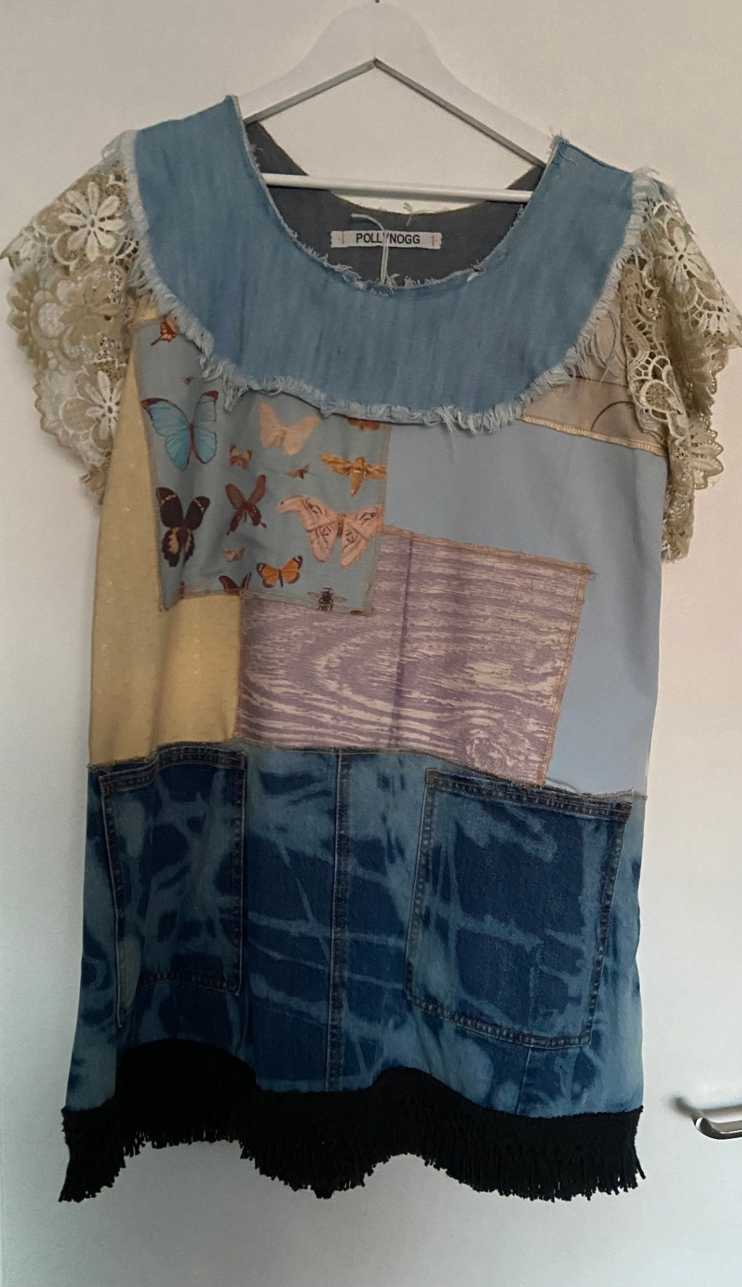 Denim Patchwork Dress