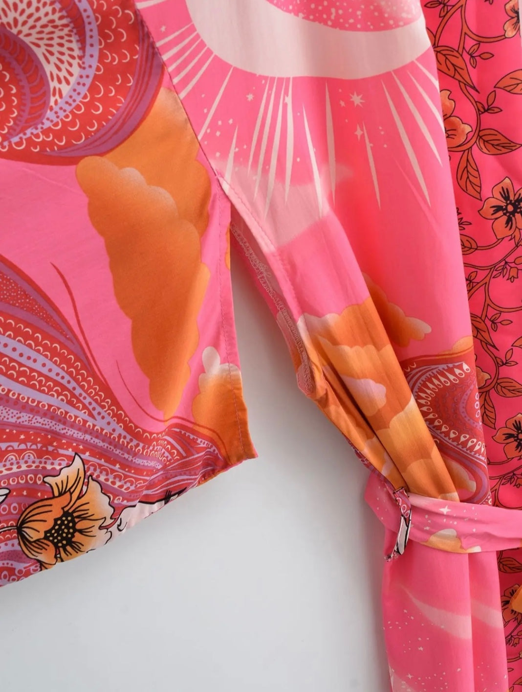Pink Luna Sunset Kimono