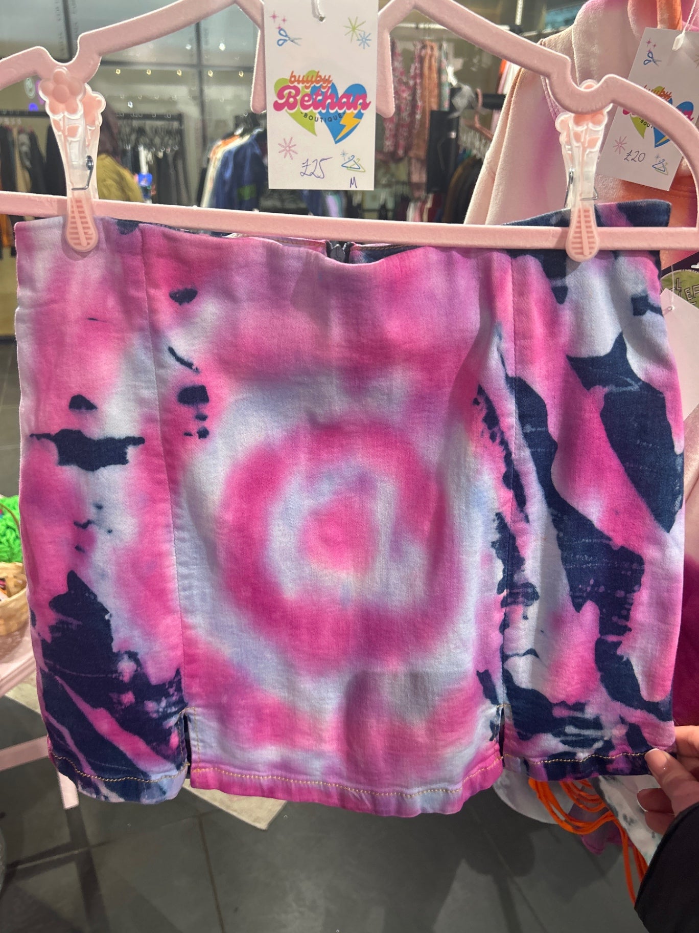 Bleach Dye Skort