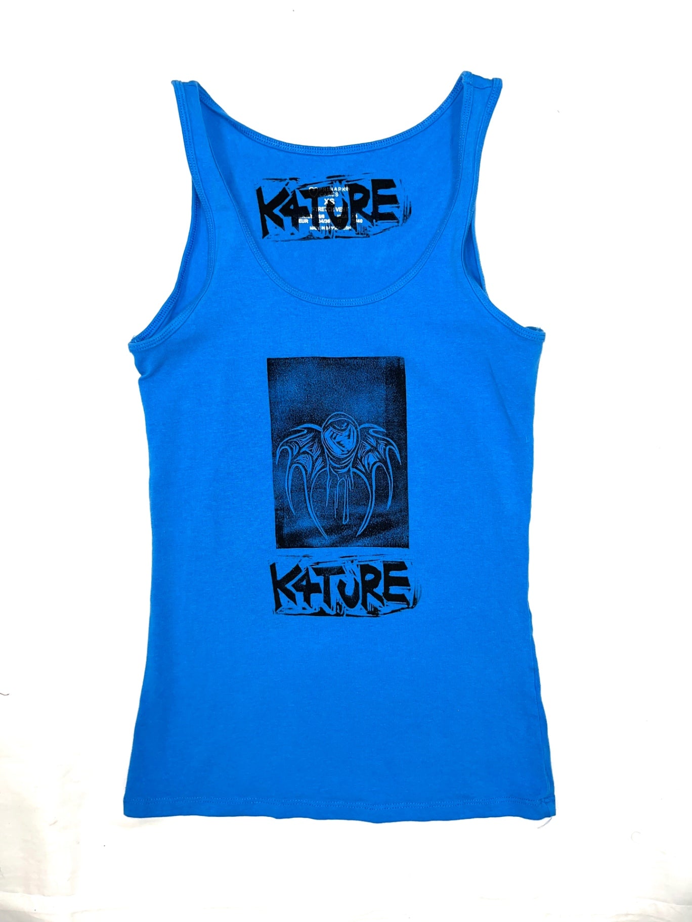 Blue eye with wings tank top