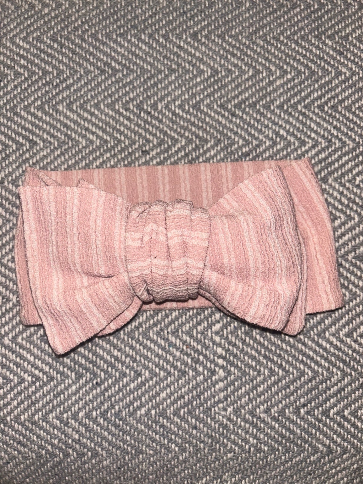 Handmade Pink And White Headband