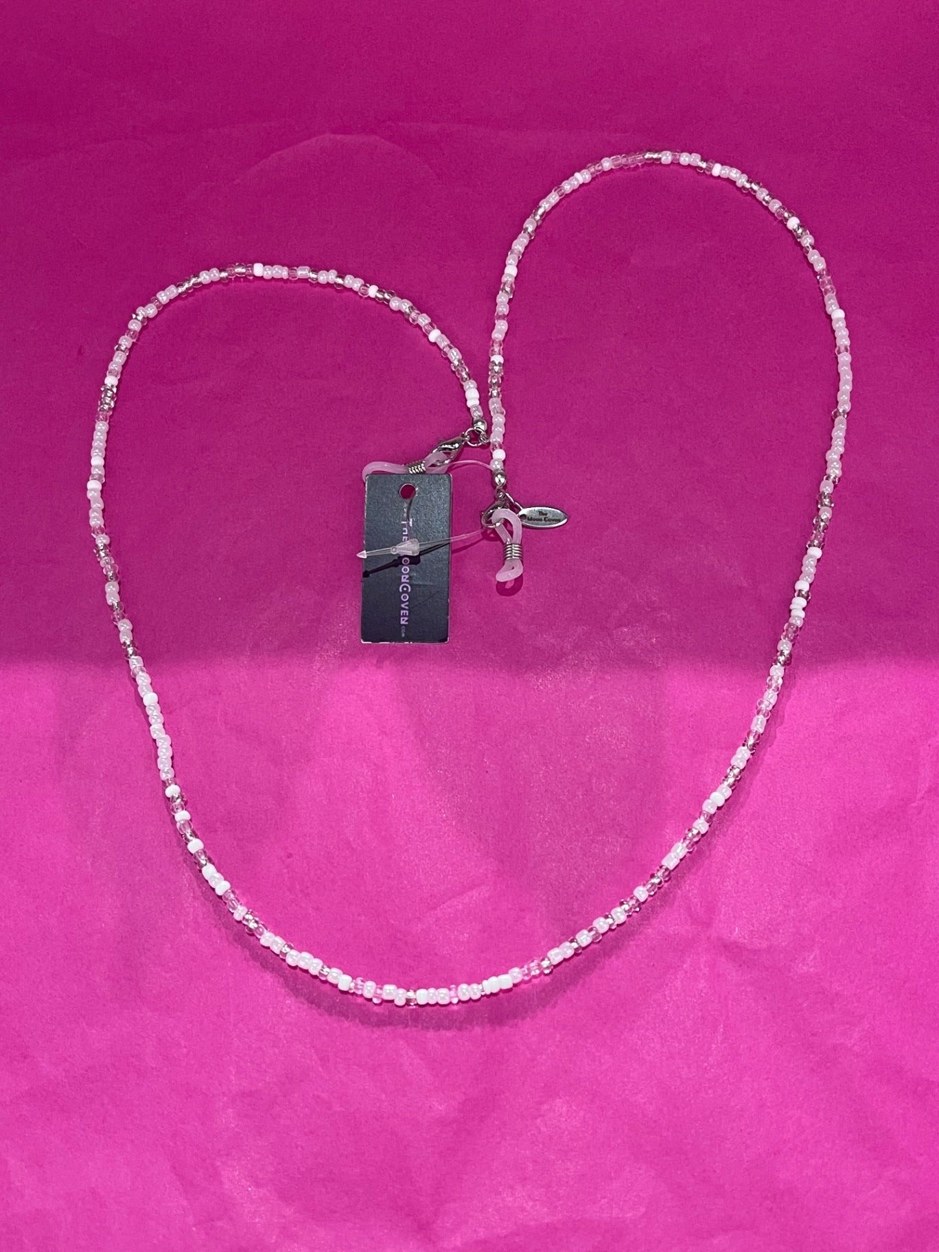 Pink Rainbow Mix Bead Sunglasses Chain