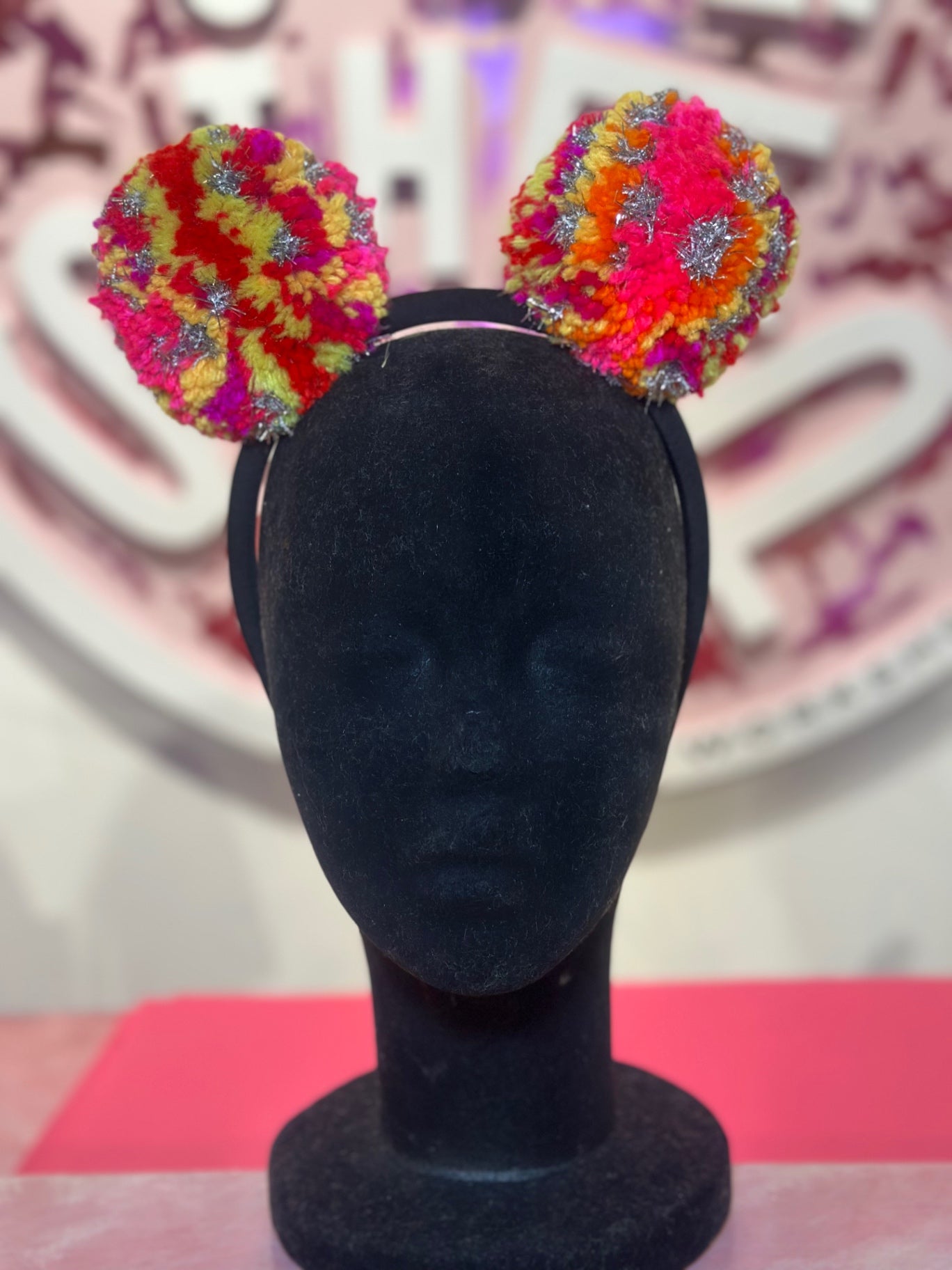 Double Pom headband