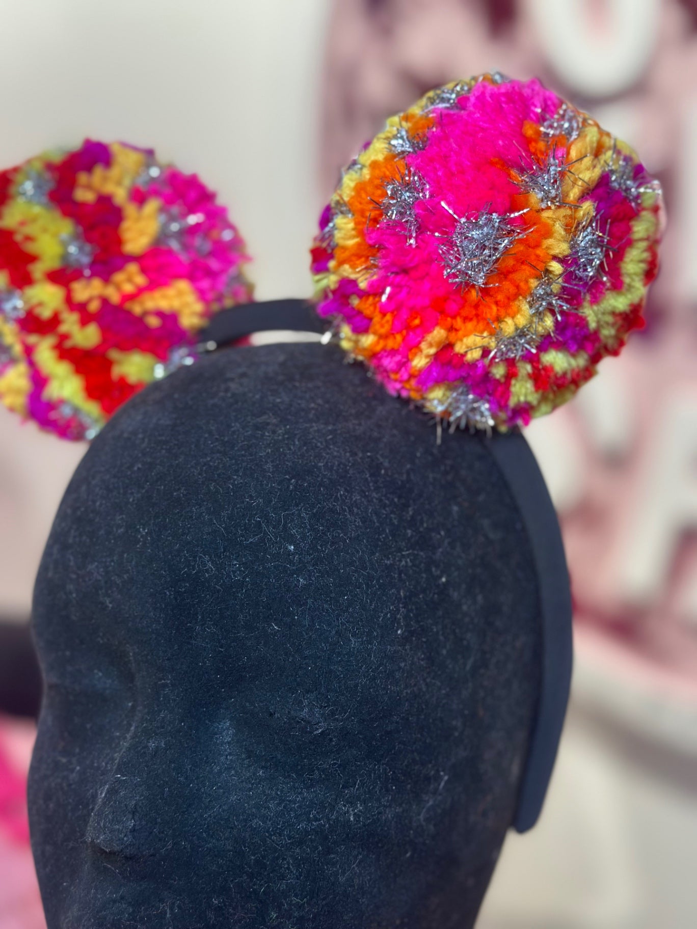 Double Pom headband