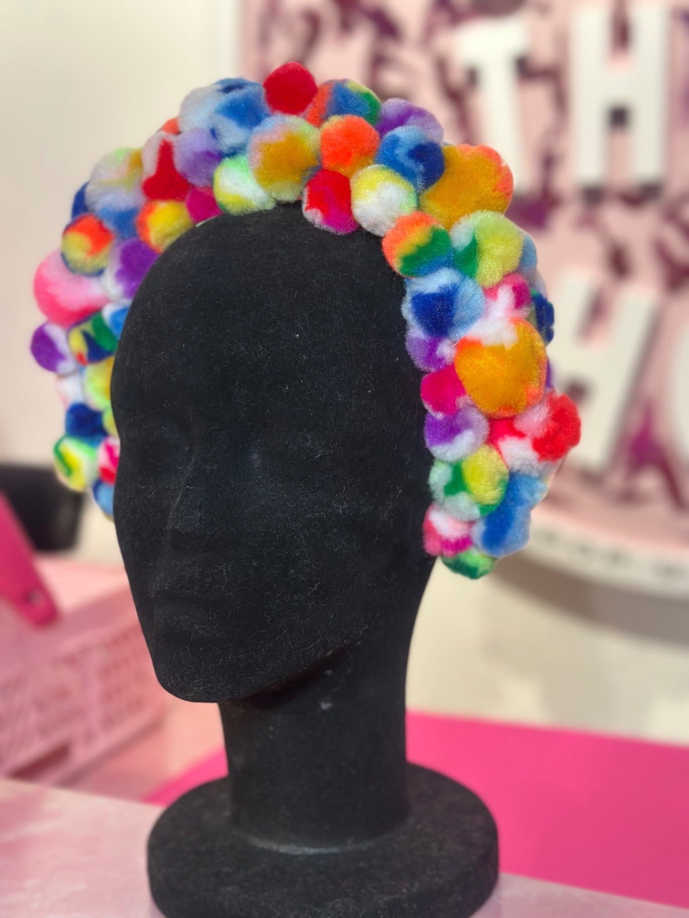 Tie dye mini mini pom