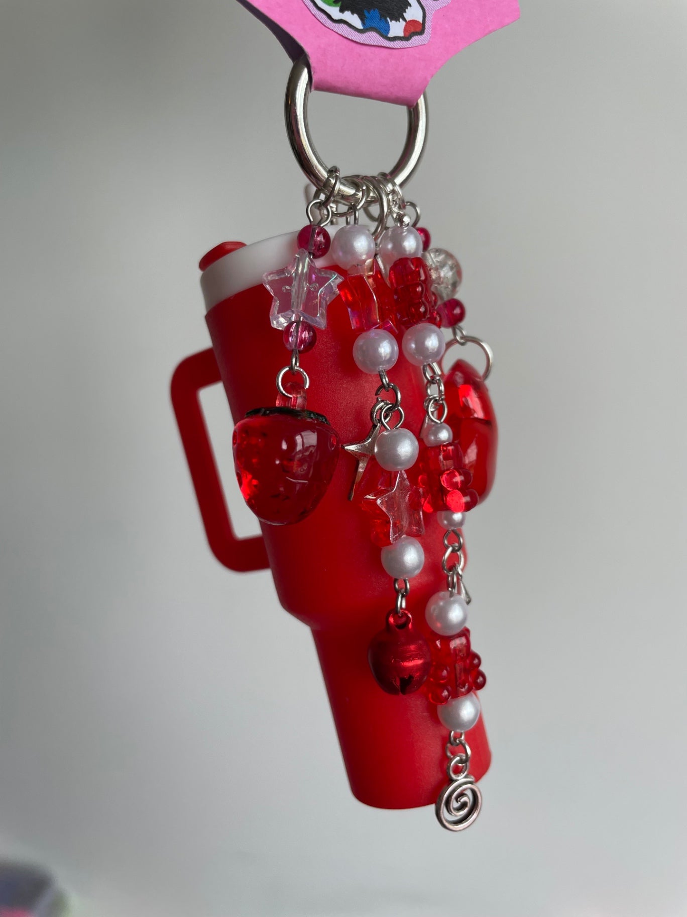 Red Tumbler Keychain