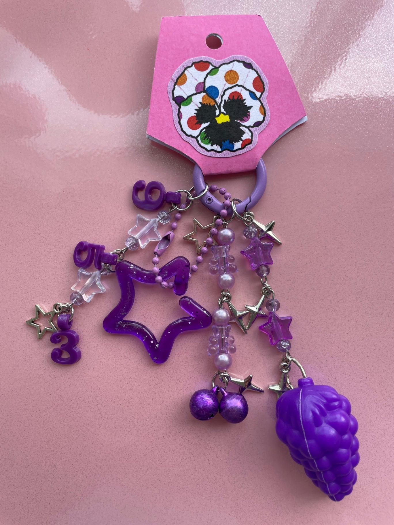 Purple Junk Keychain