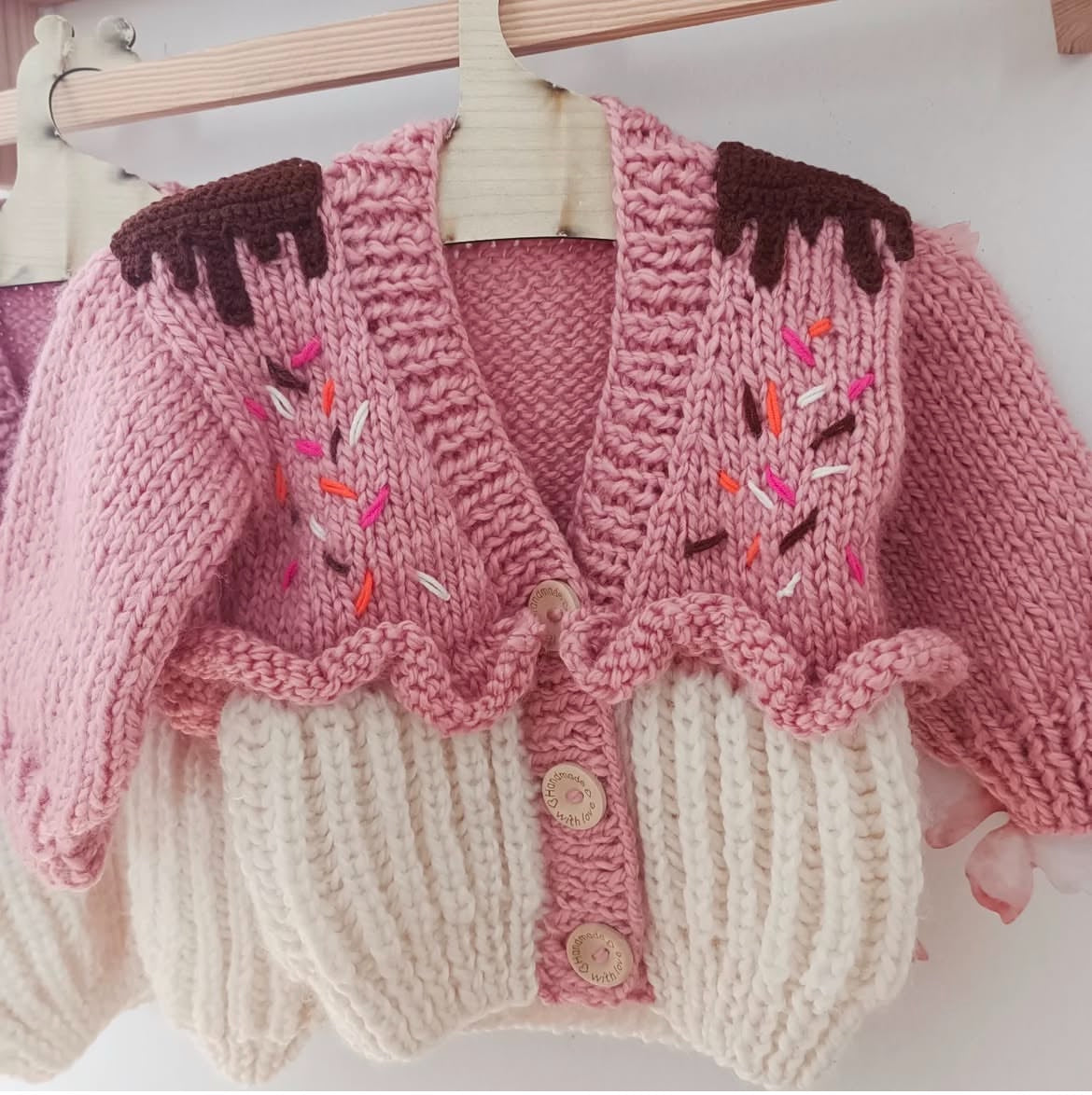 Cupcake Cardigan 2-3yrs