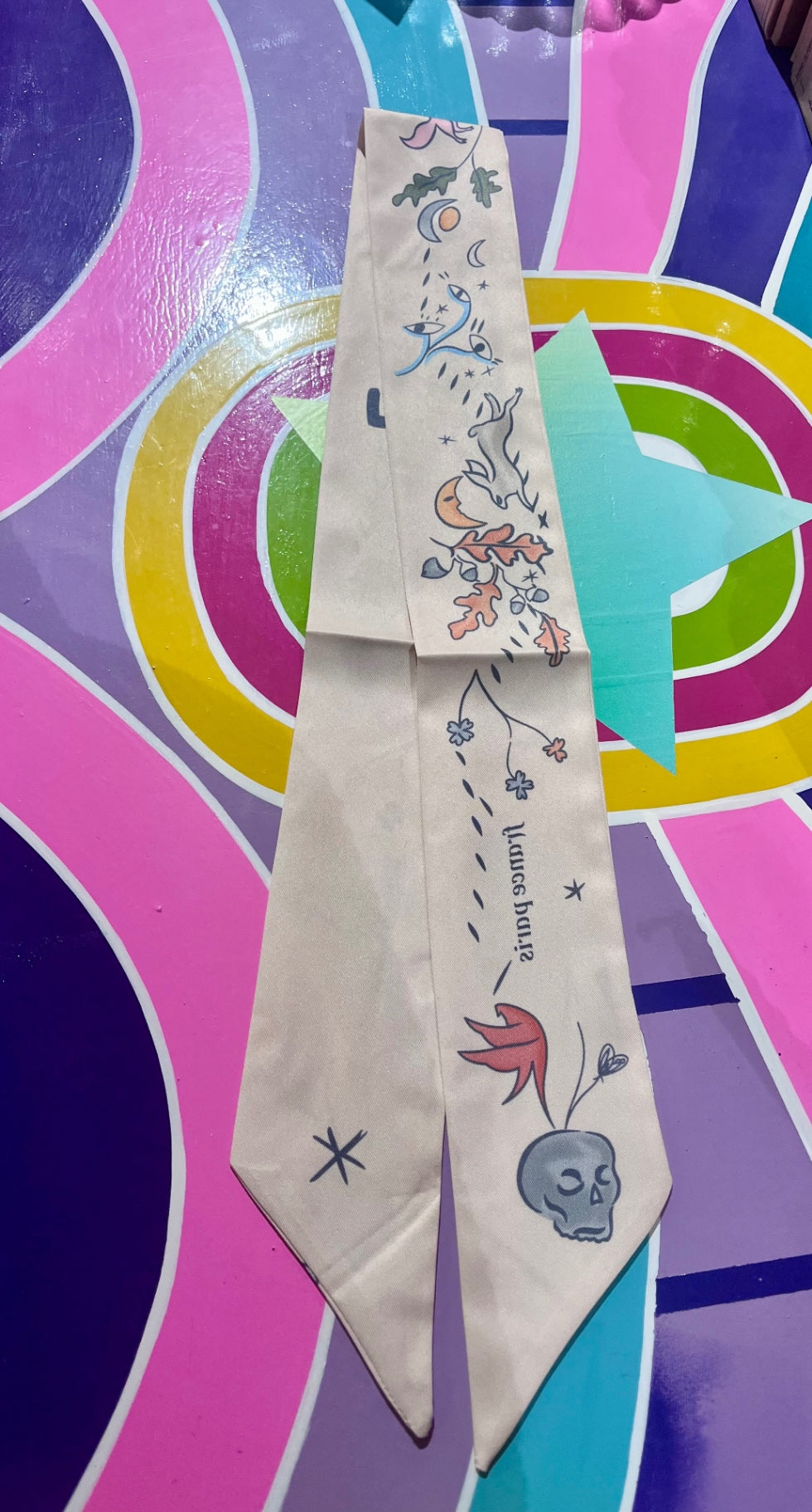 Cream Luna Dance Scarf