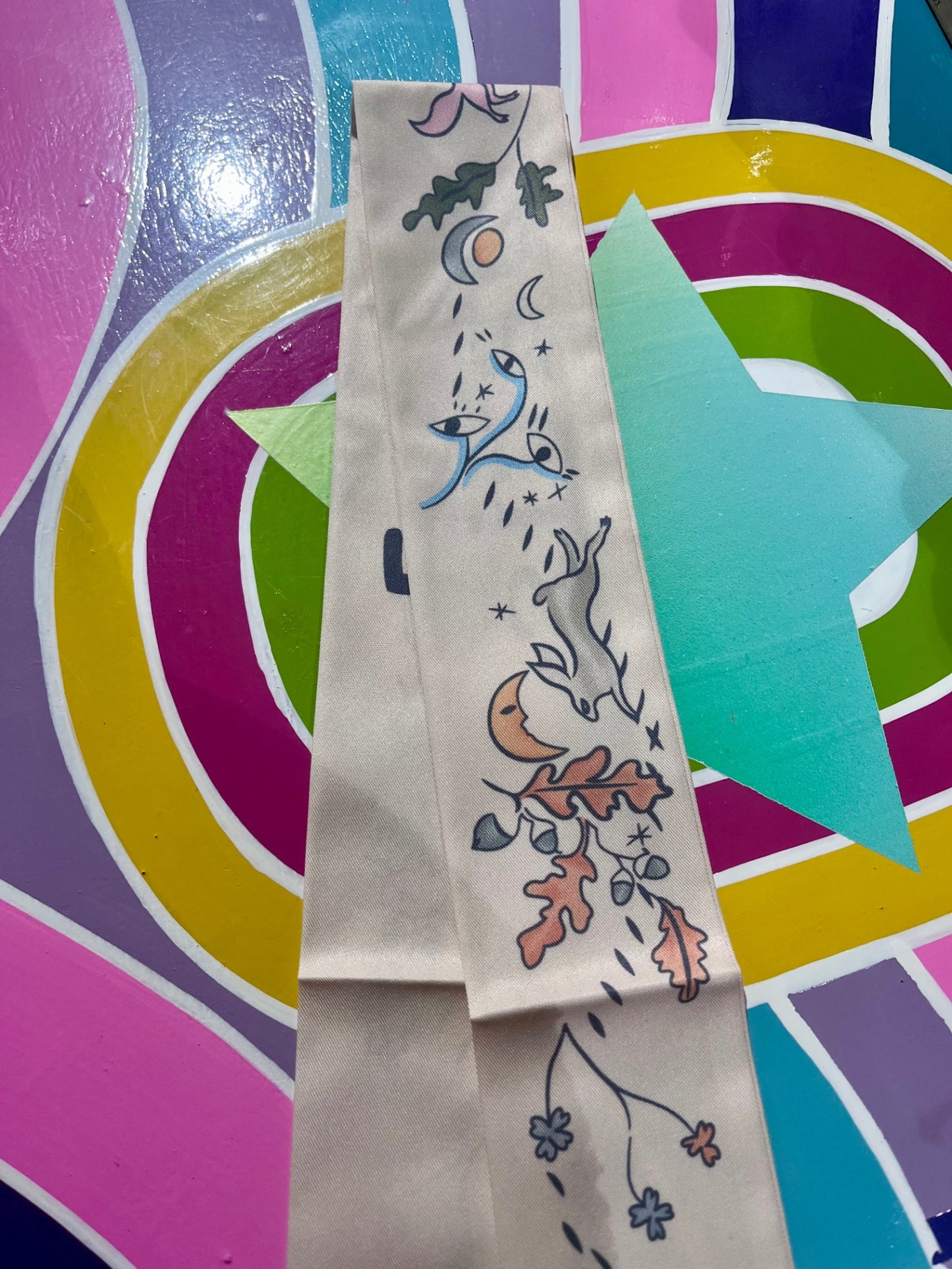 Cream Luna Dance Scarf