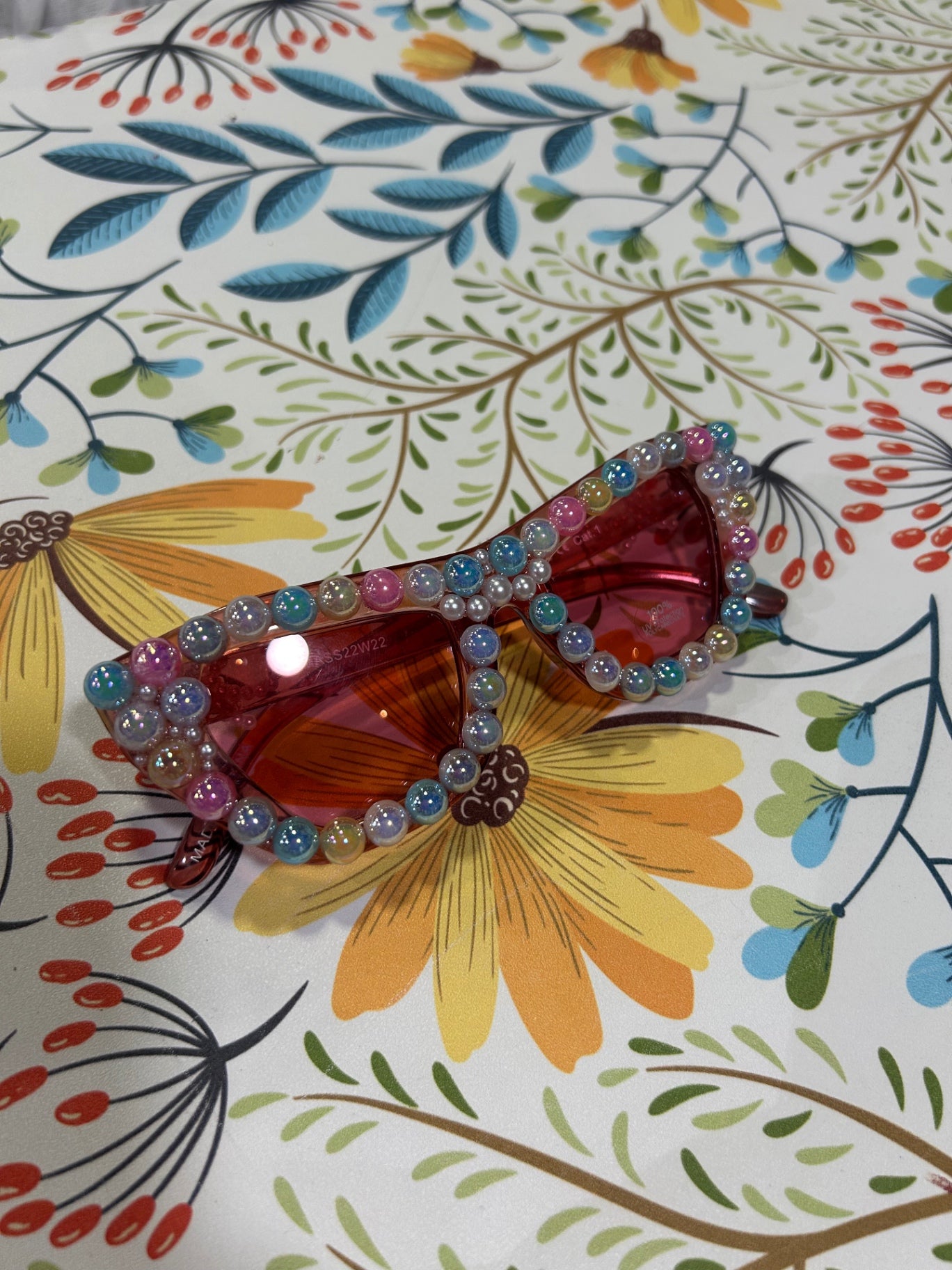 Bubble Gum Upcycled Sunglasses