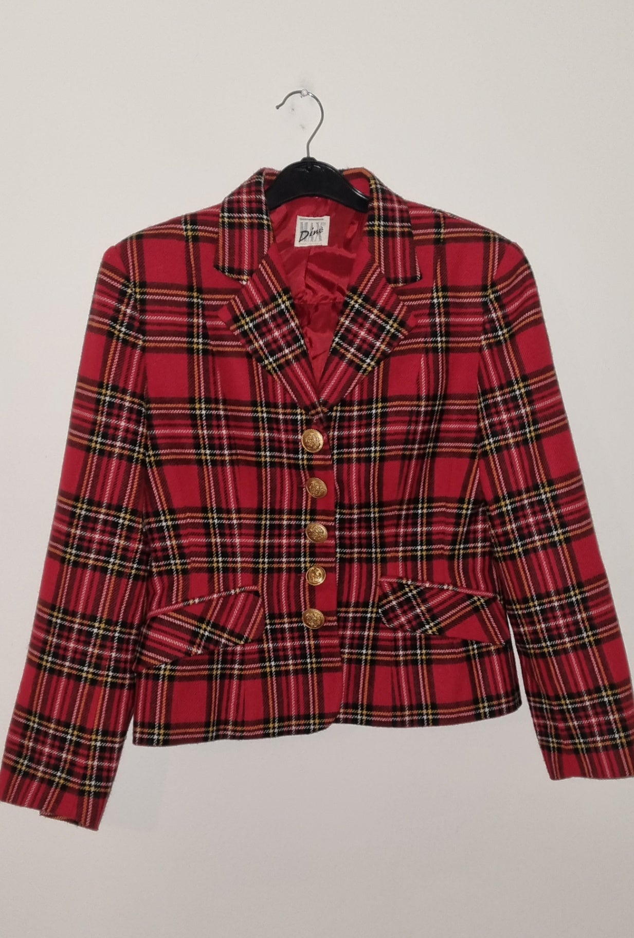 Red Check Clueless Jacket