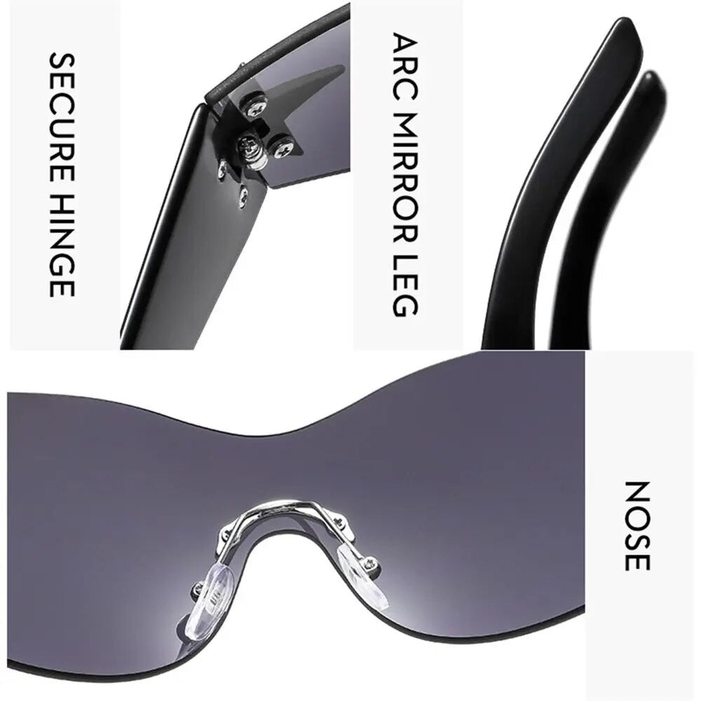 Y2K Black Star Sunnies