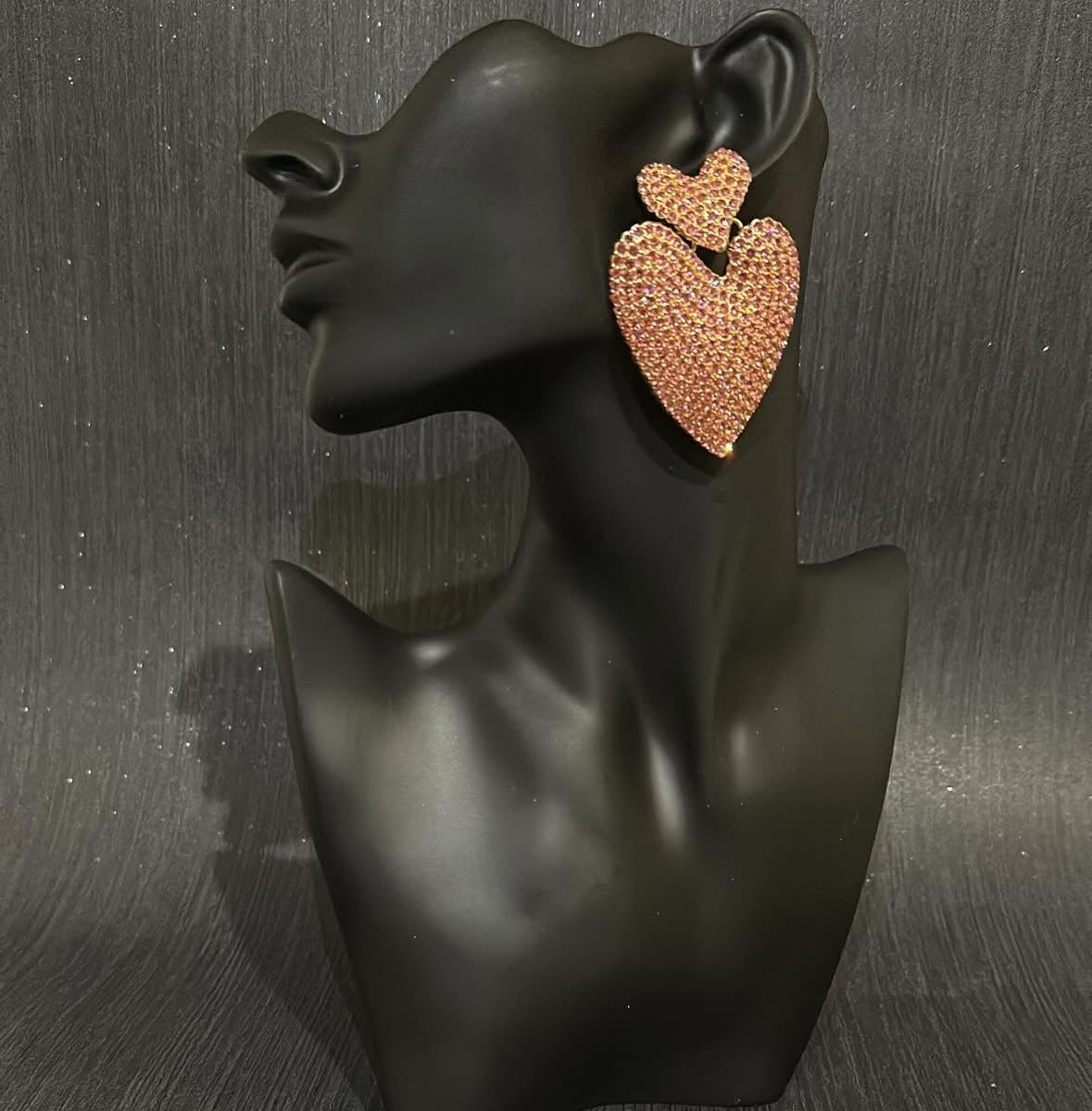 Diamanté pink love