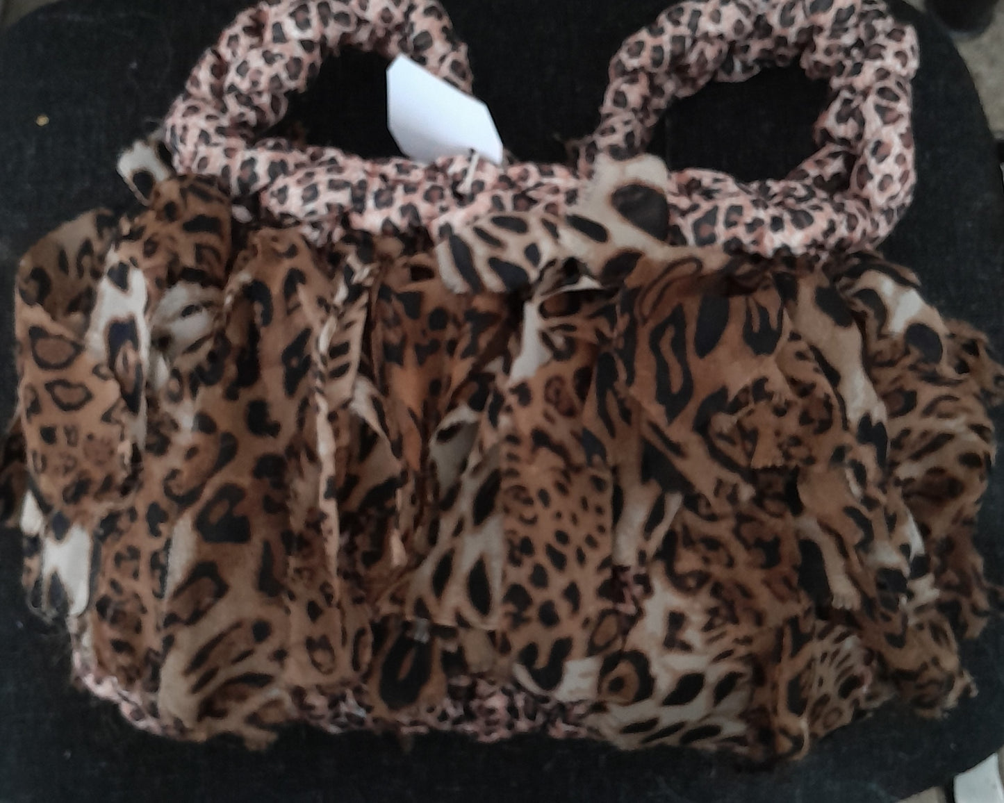 Leopard Print Fringe Bag