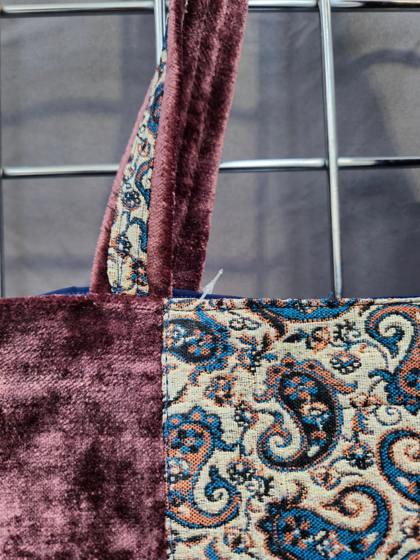 Burgundy velvet