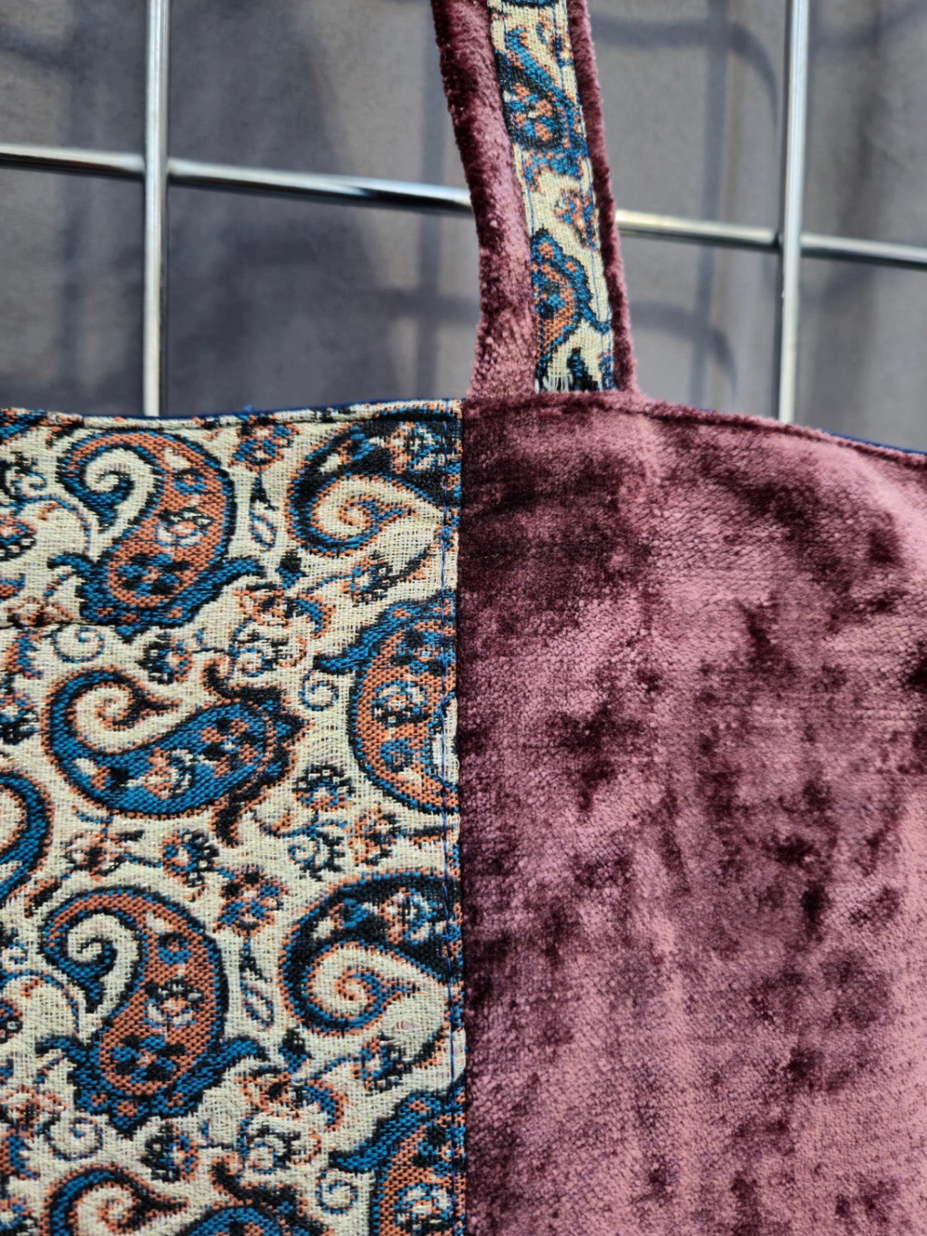 Burgundy velvet