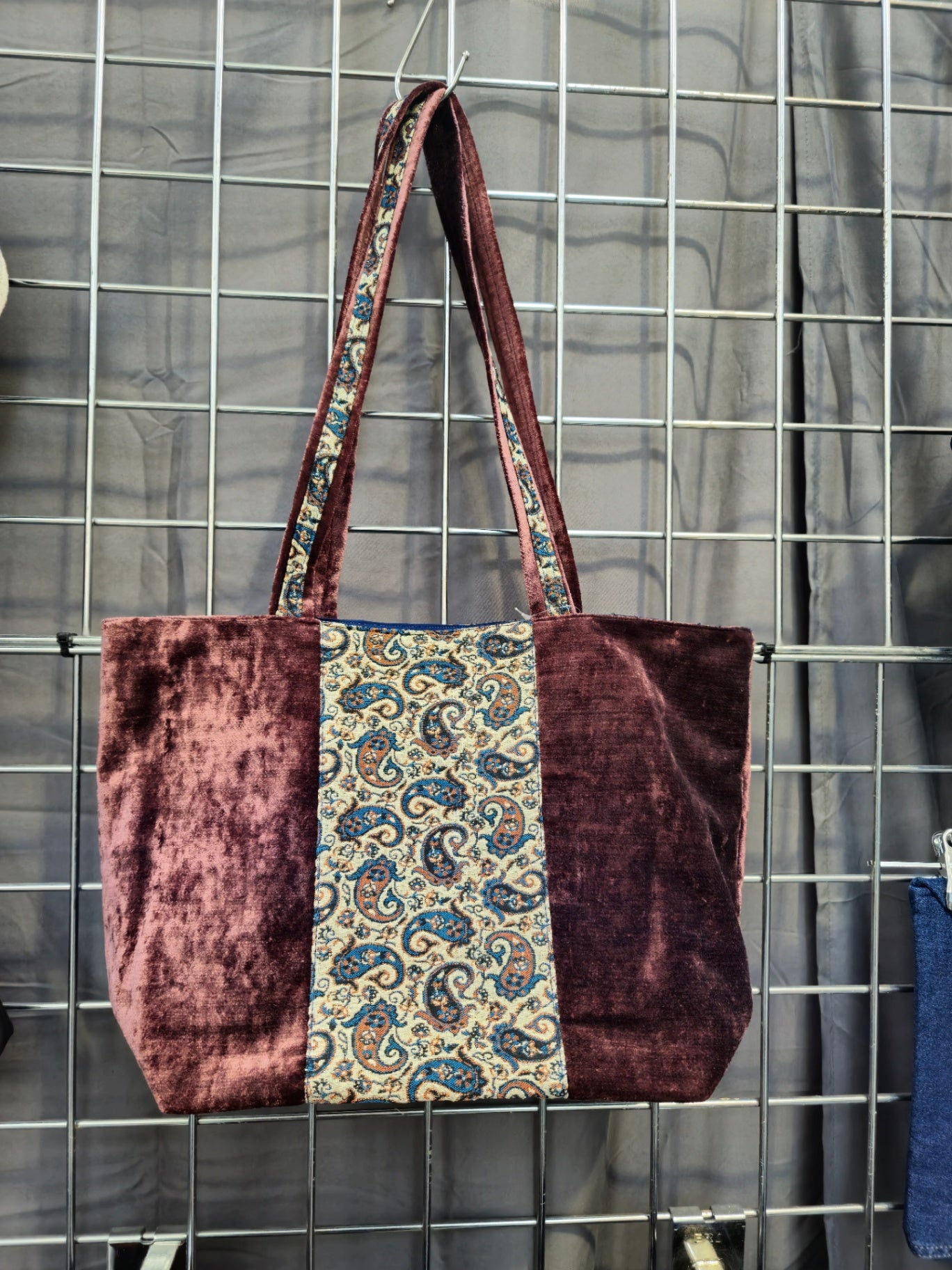 Burgundy velvet