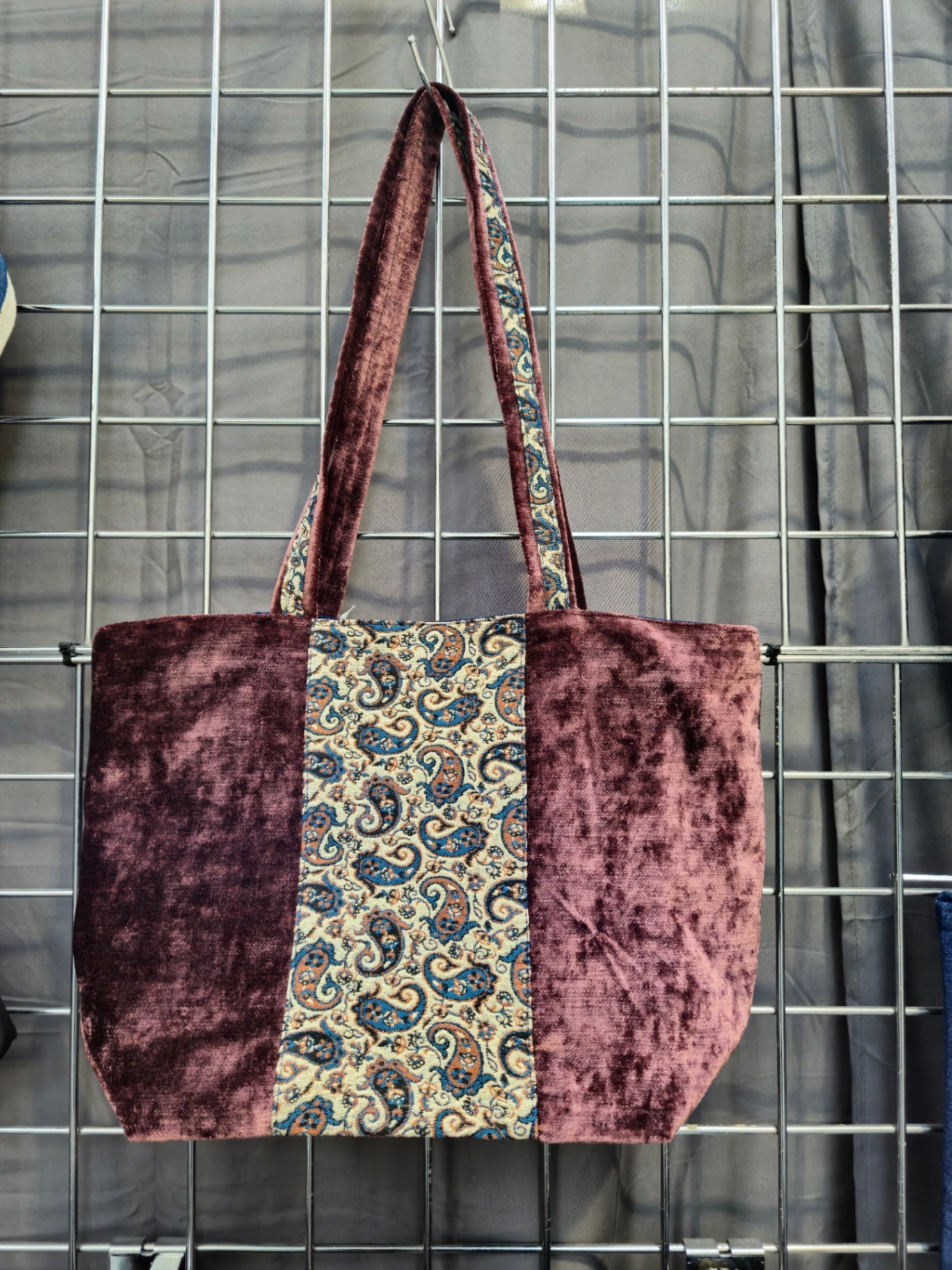 Burgundy velvet