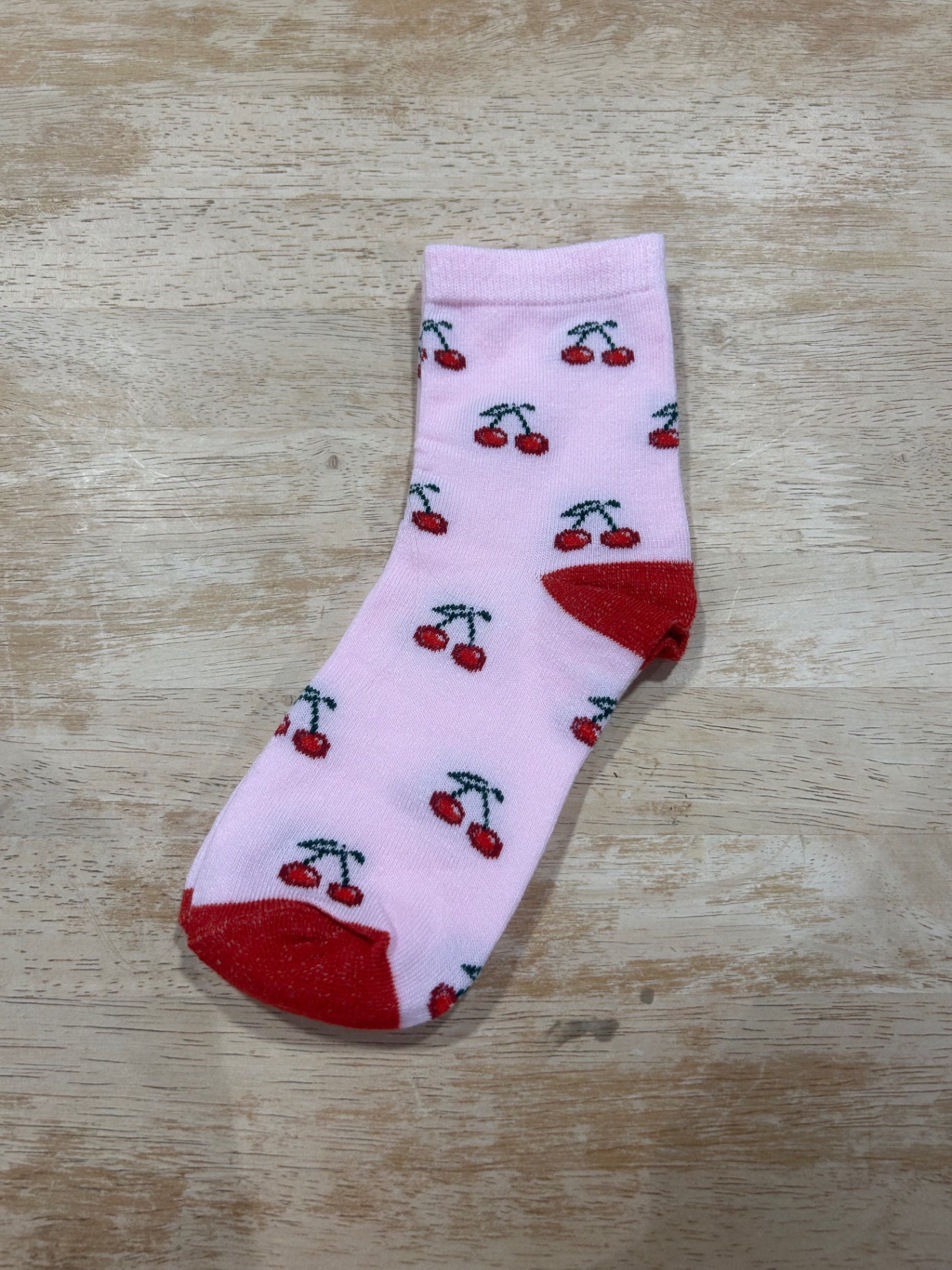 Cherry Socks Pink