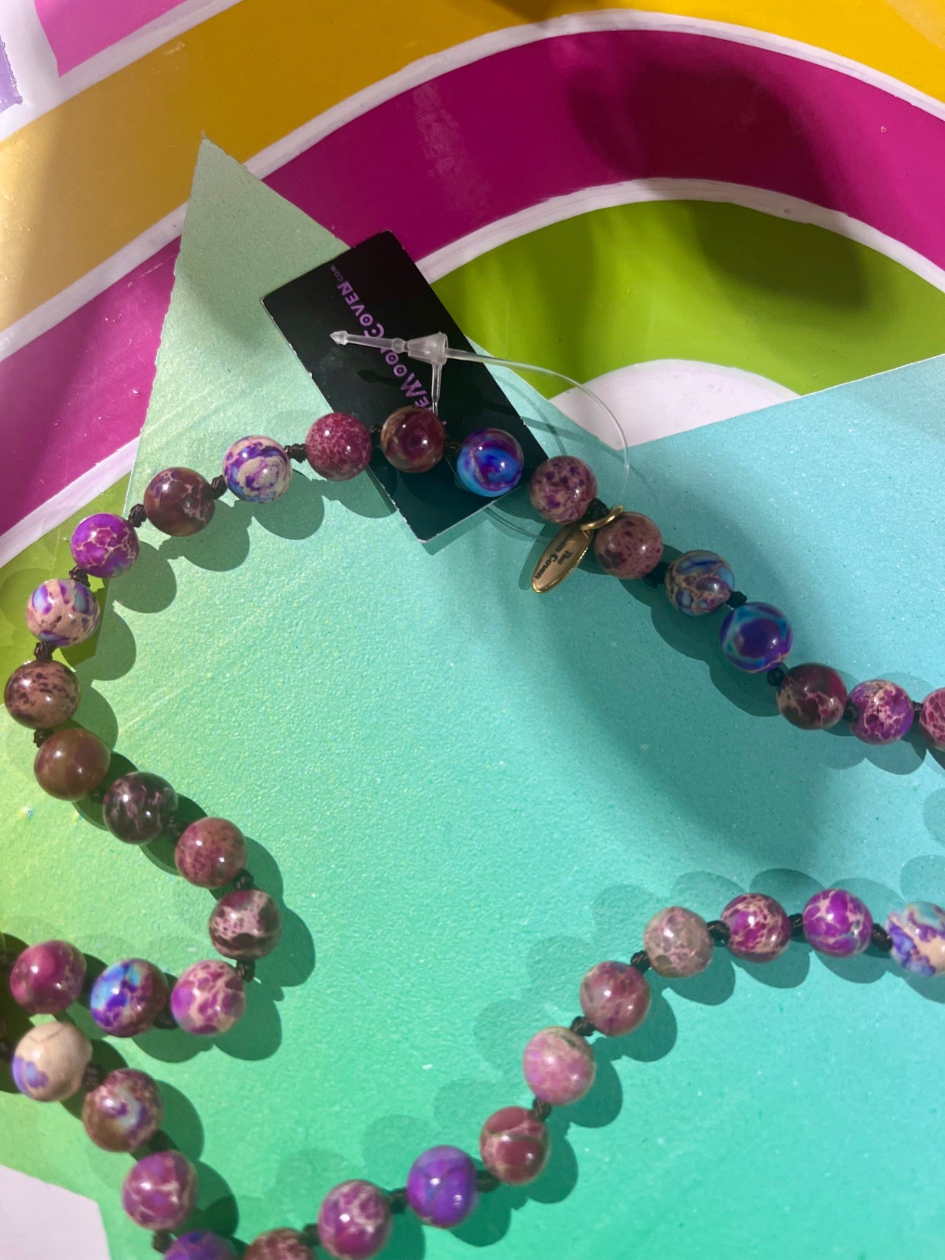 Amethyst & Jasper Prayer Beads Necklace