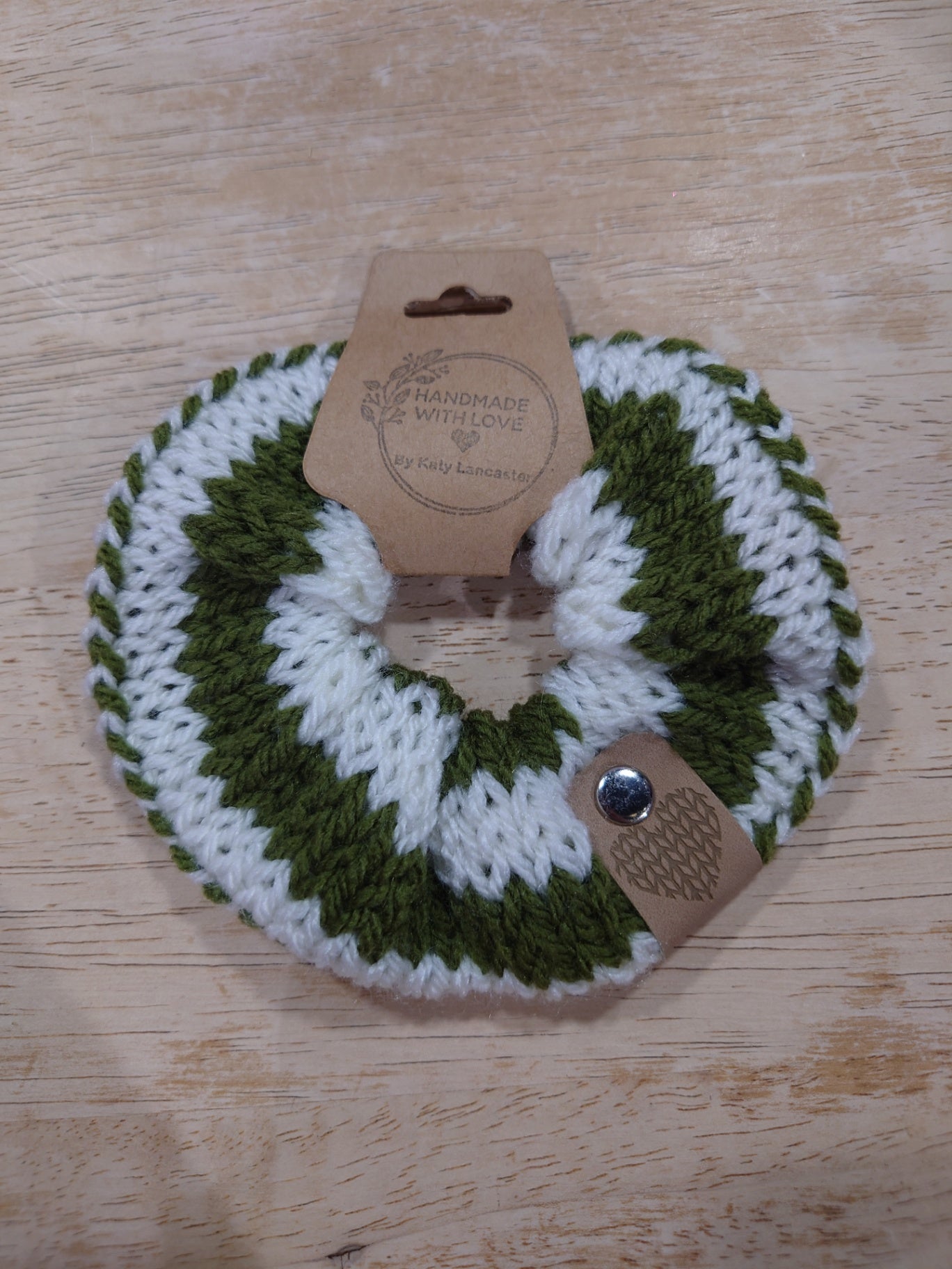 Stripped scrunchies