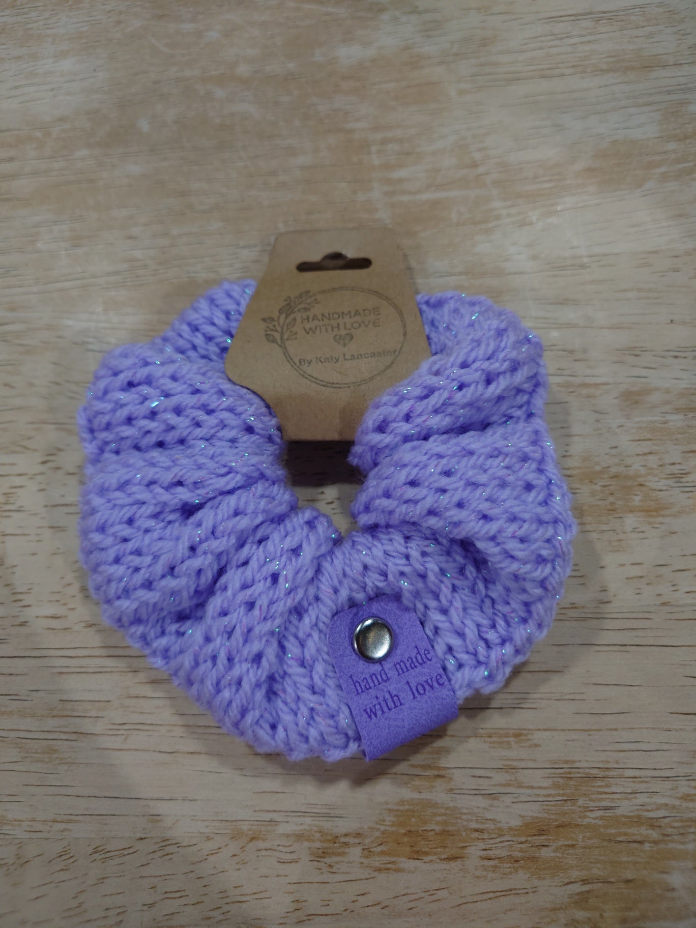 Lilac scrunchie