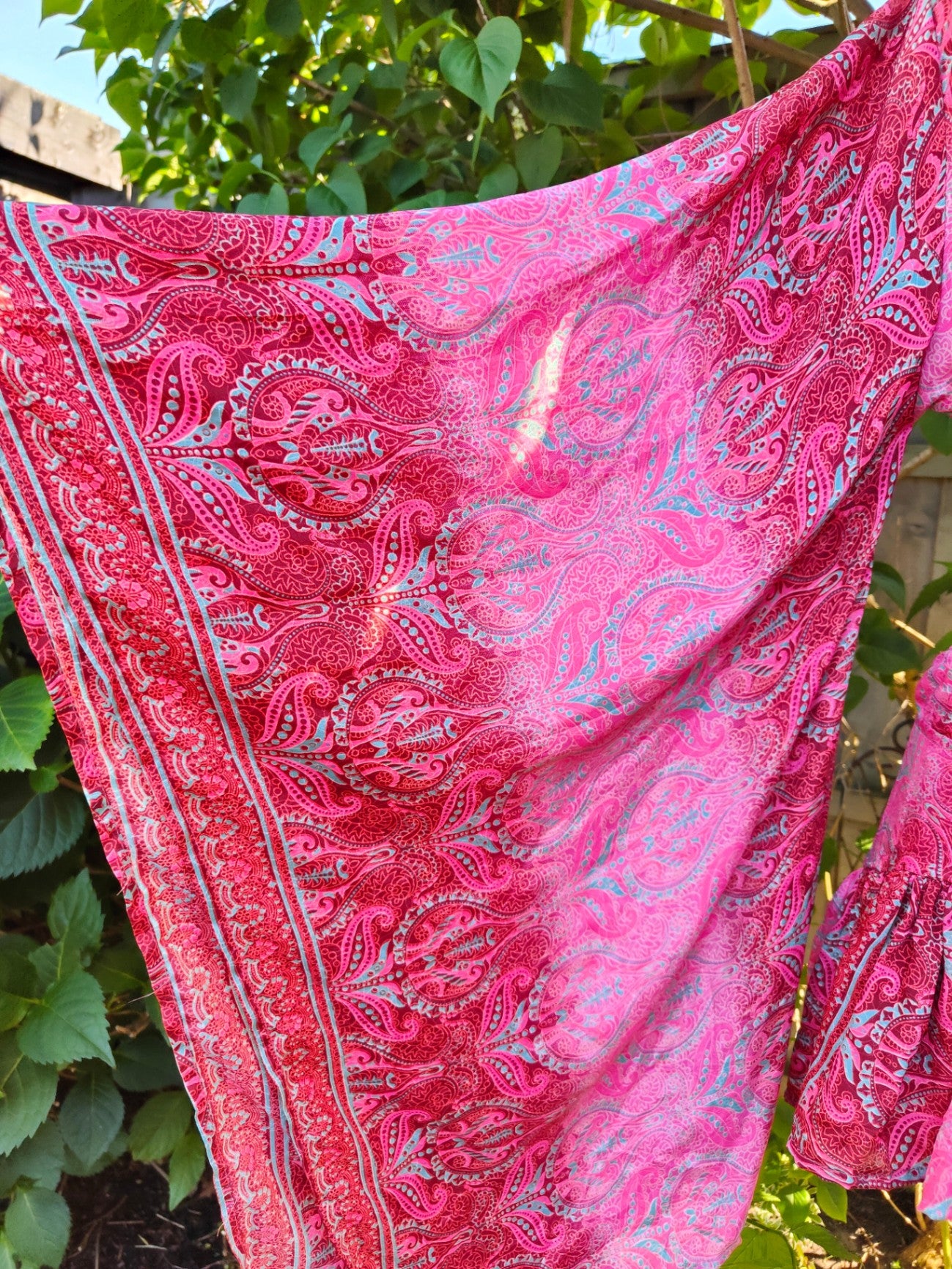TULUM co ord set pink and red