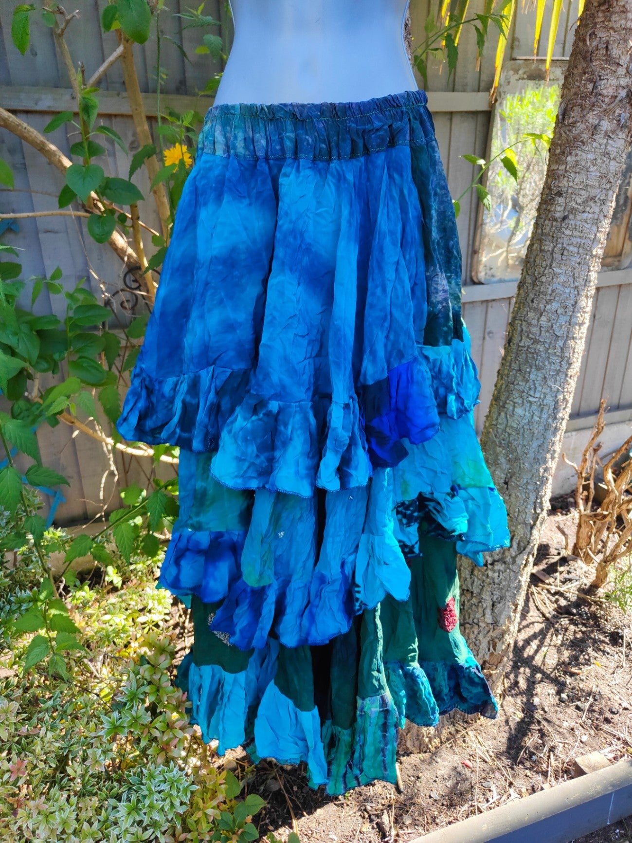 Wanderlust maxi skirt / blue skies