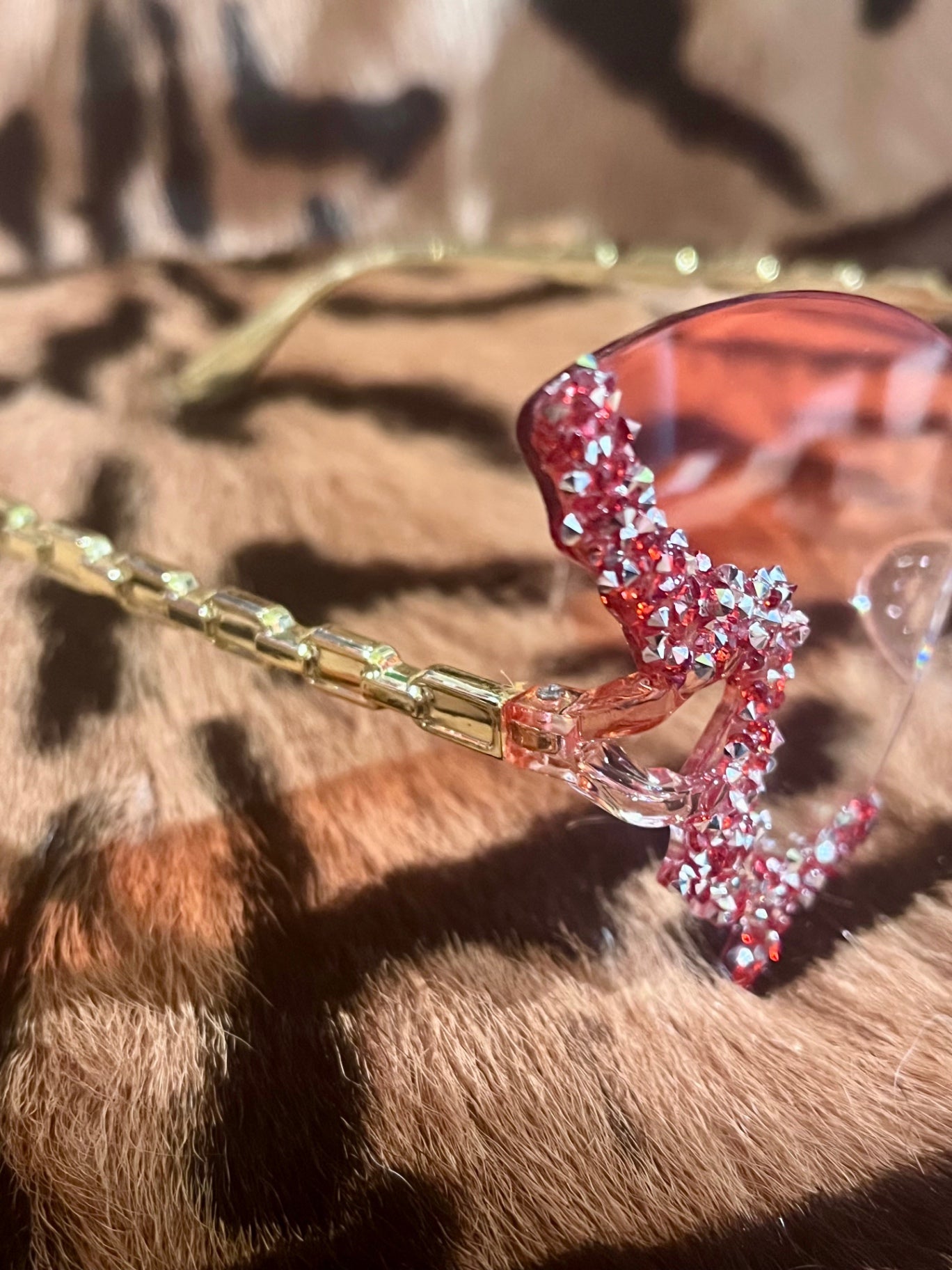 Gem Butterfly Sunnies Red Mix