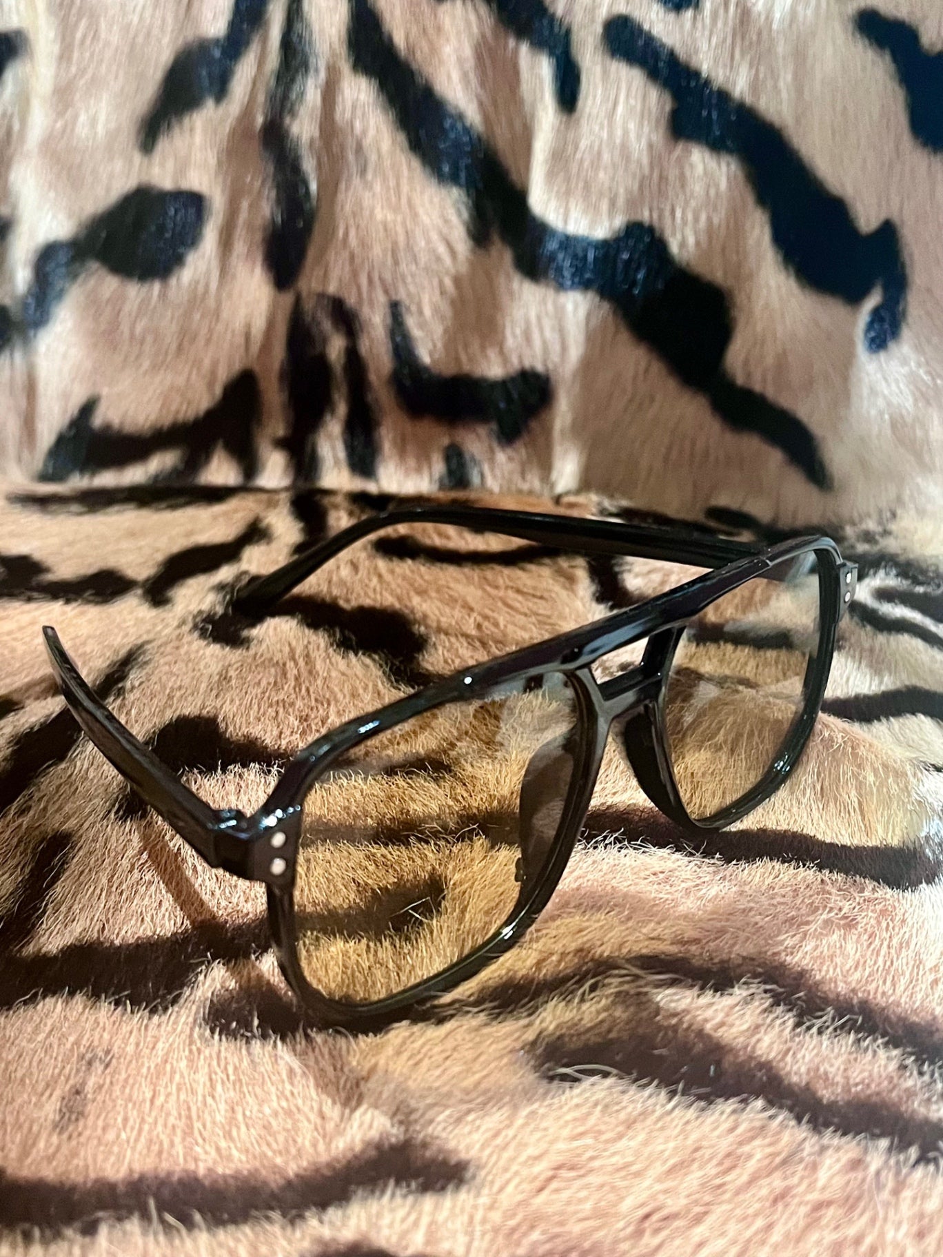 Porto Aviator Black Yellow Sunnies