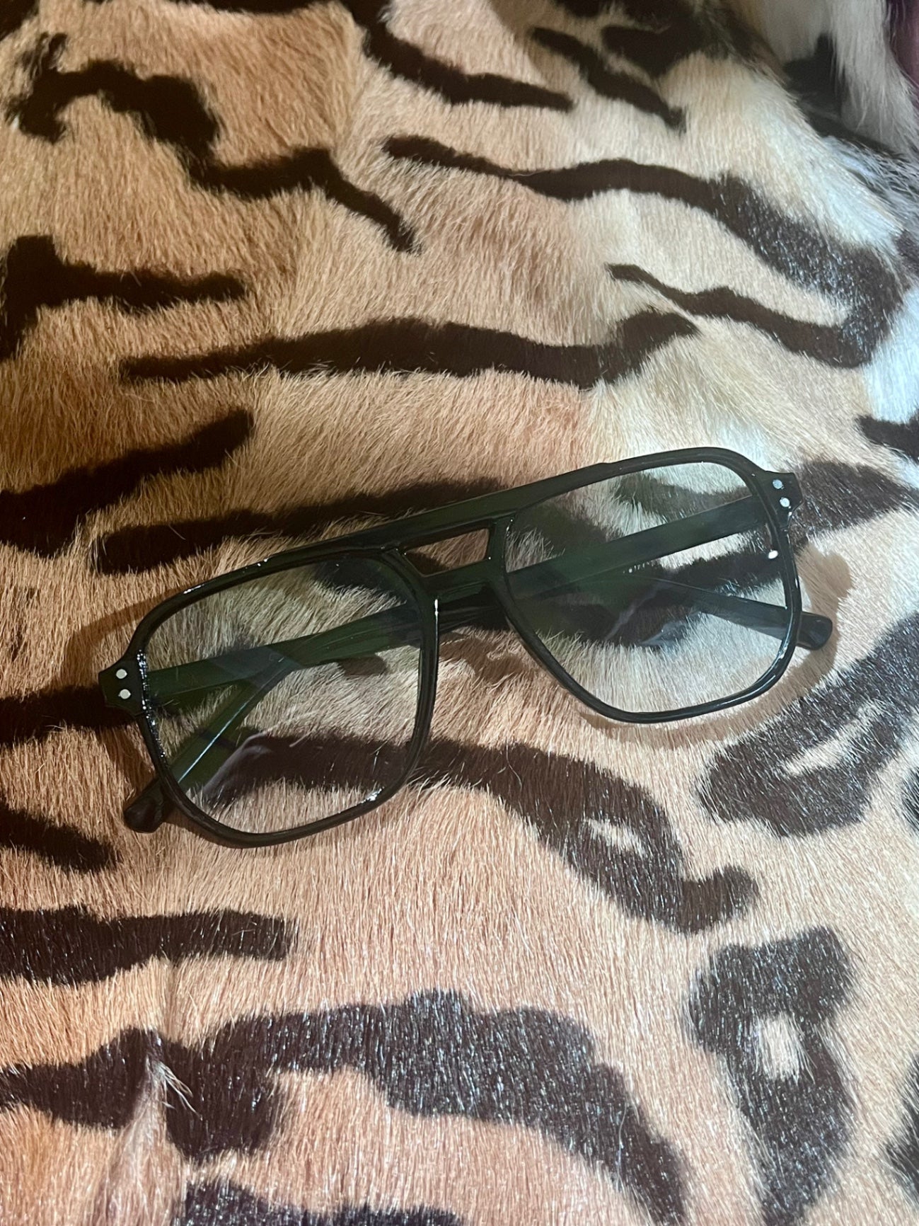 Porto Aviator Black Clear Anti Blue light