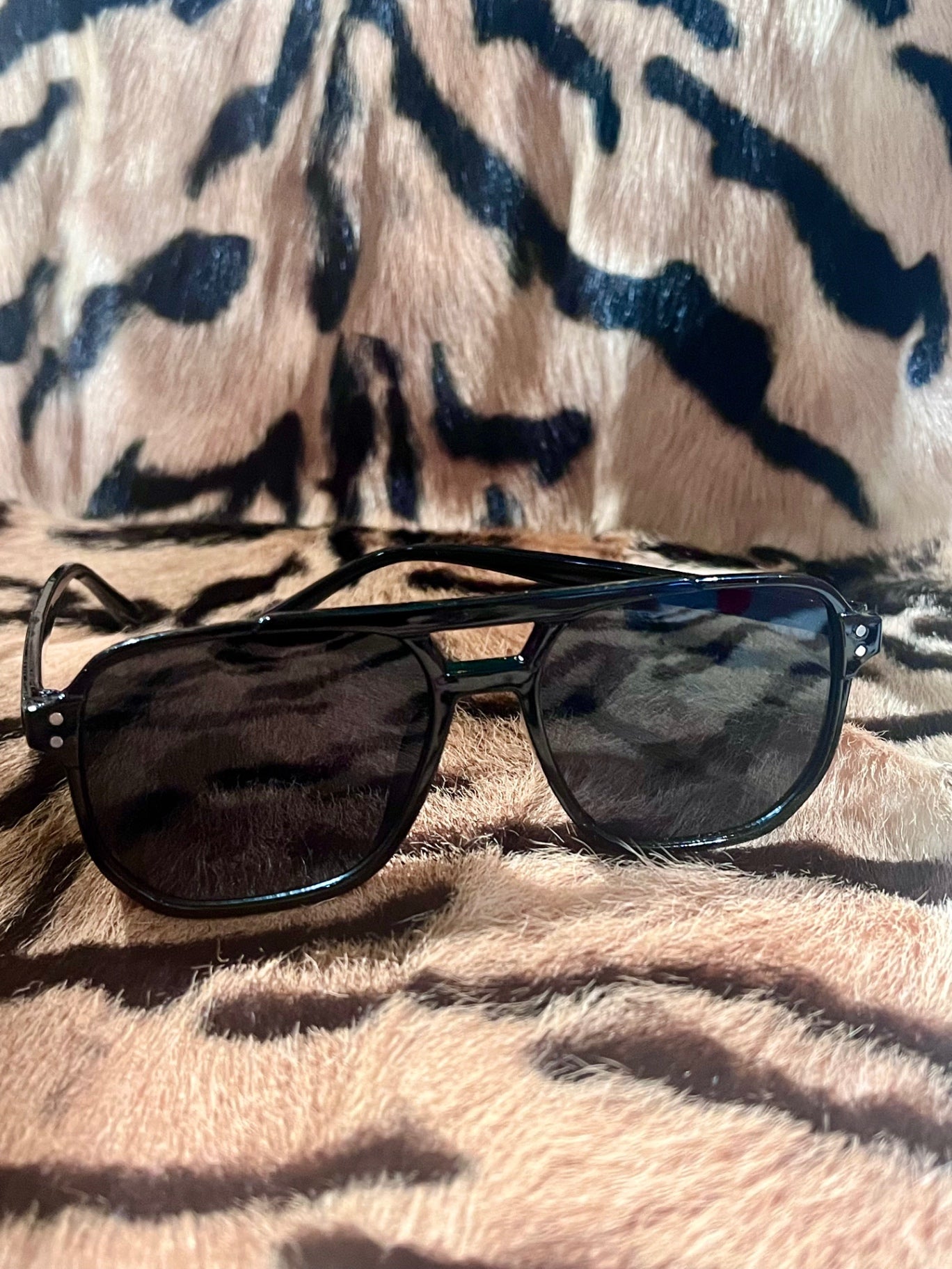 Porto Aviator Black Sunnies