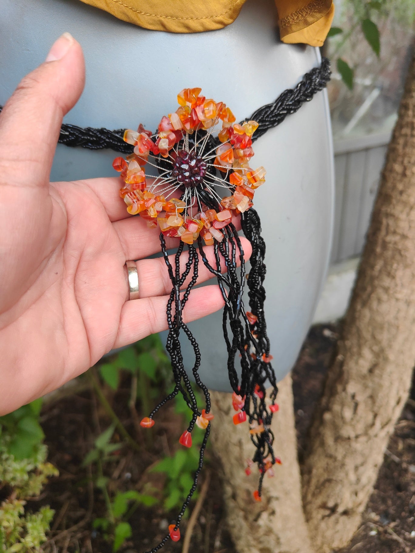 Tia beaded belt / necklace