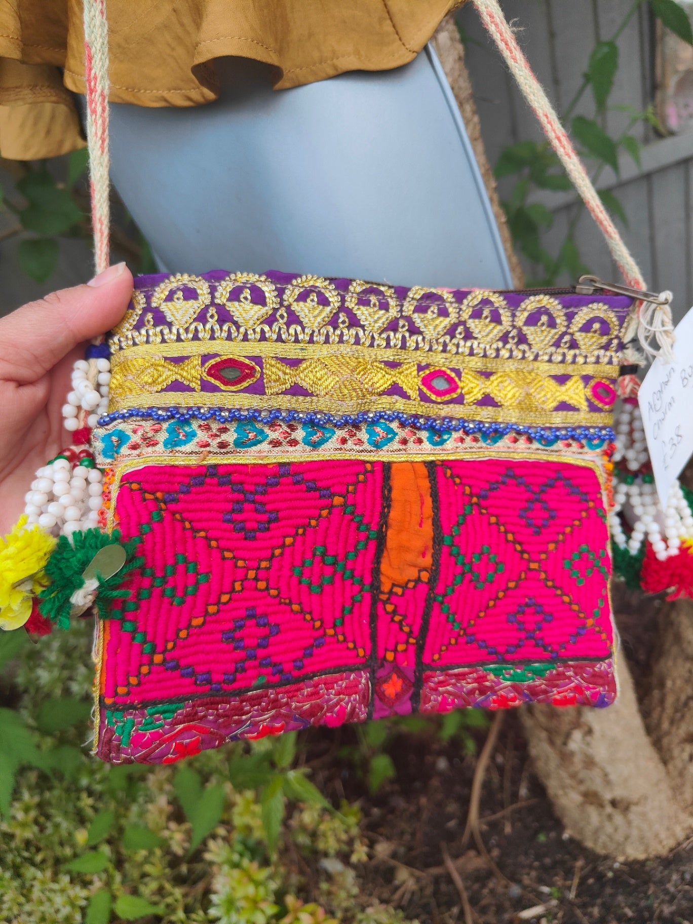 Afghan charm bag