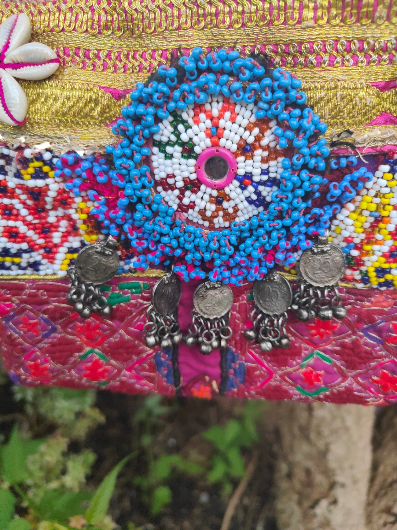 Afghan charm bag