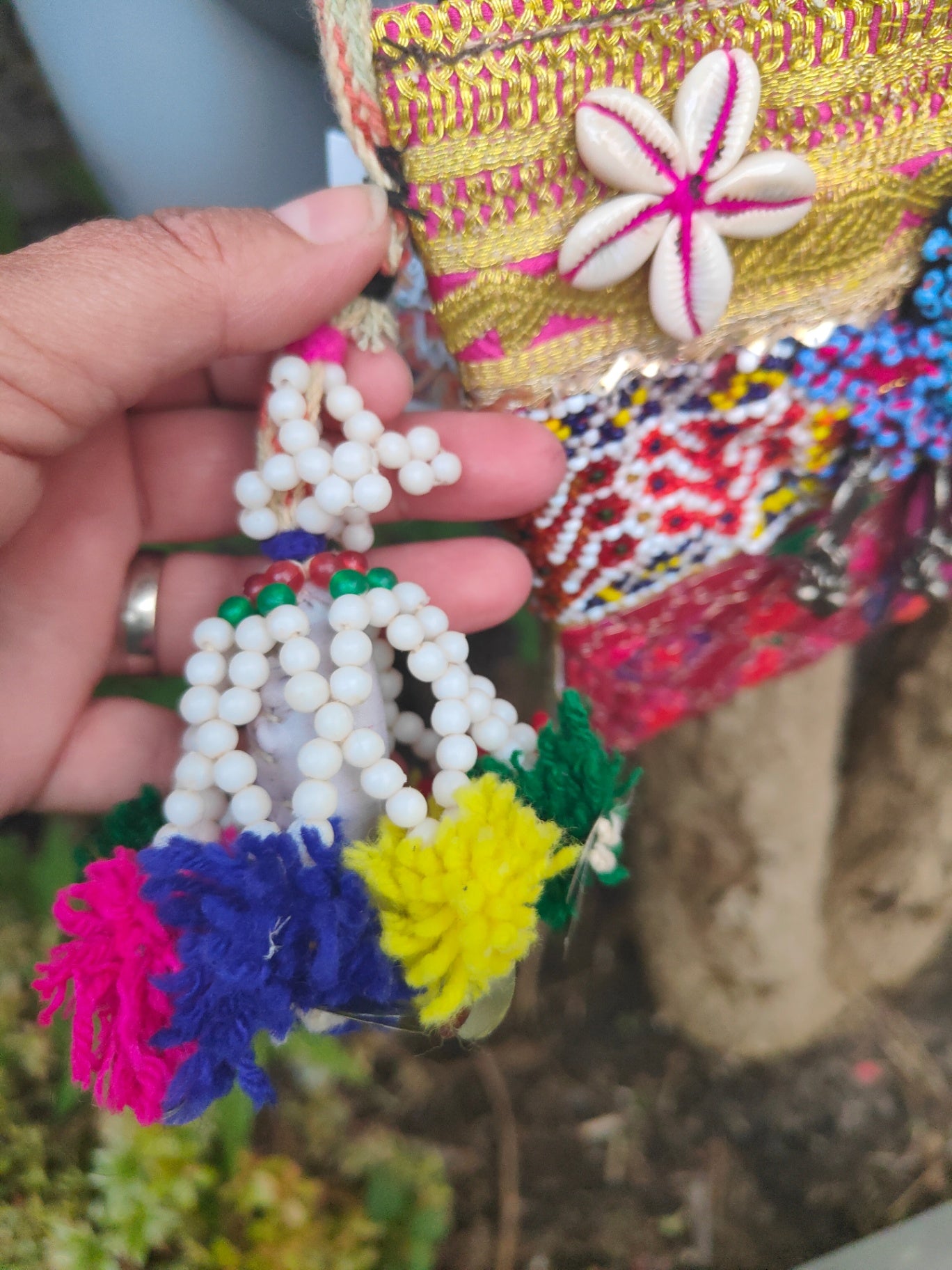 Afghan charm bag