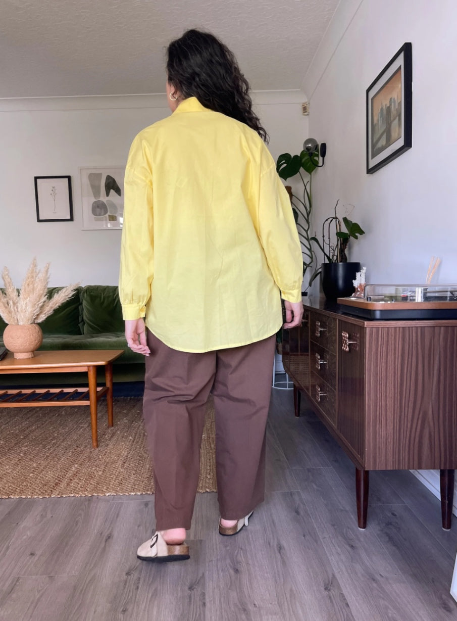 Yellow Italian Made Shirt