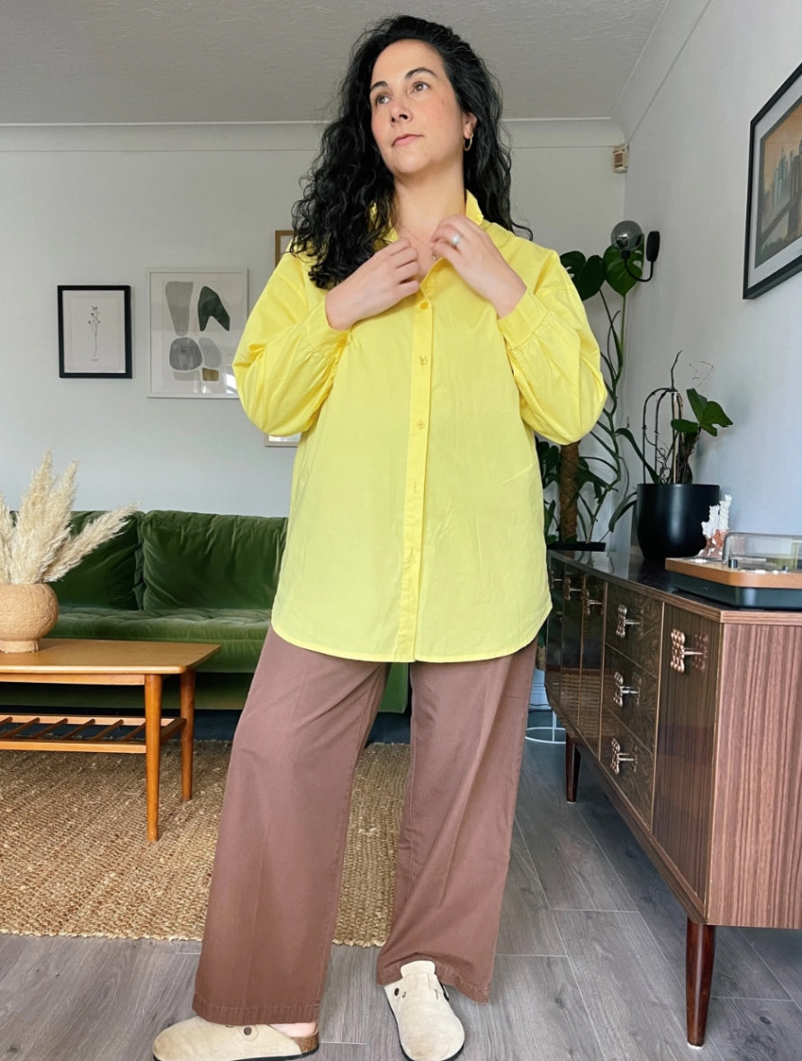 Yellow Italian Made Shirt