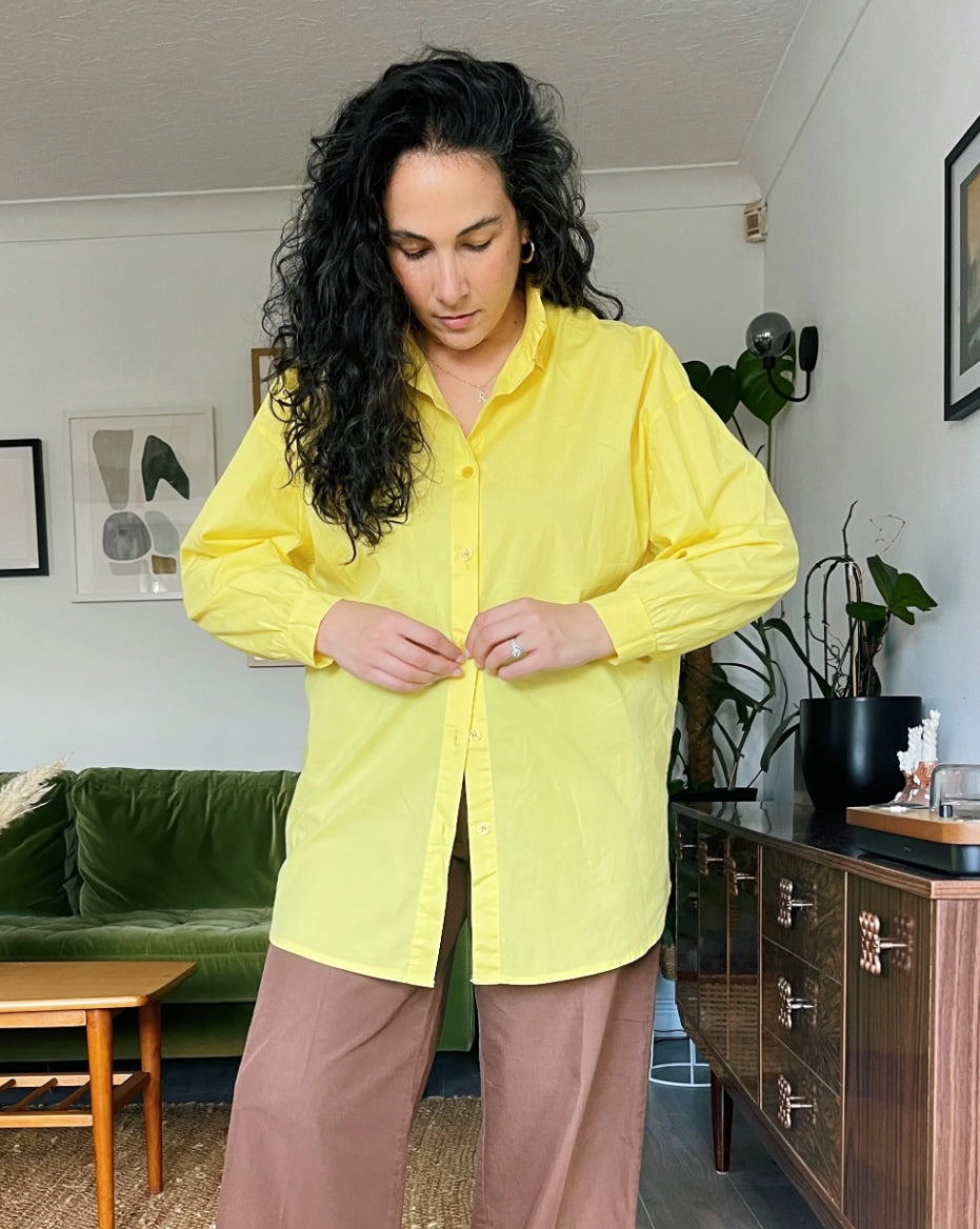 Yellow Italian Made Shirt