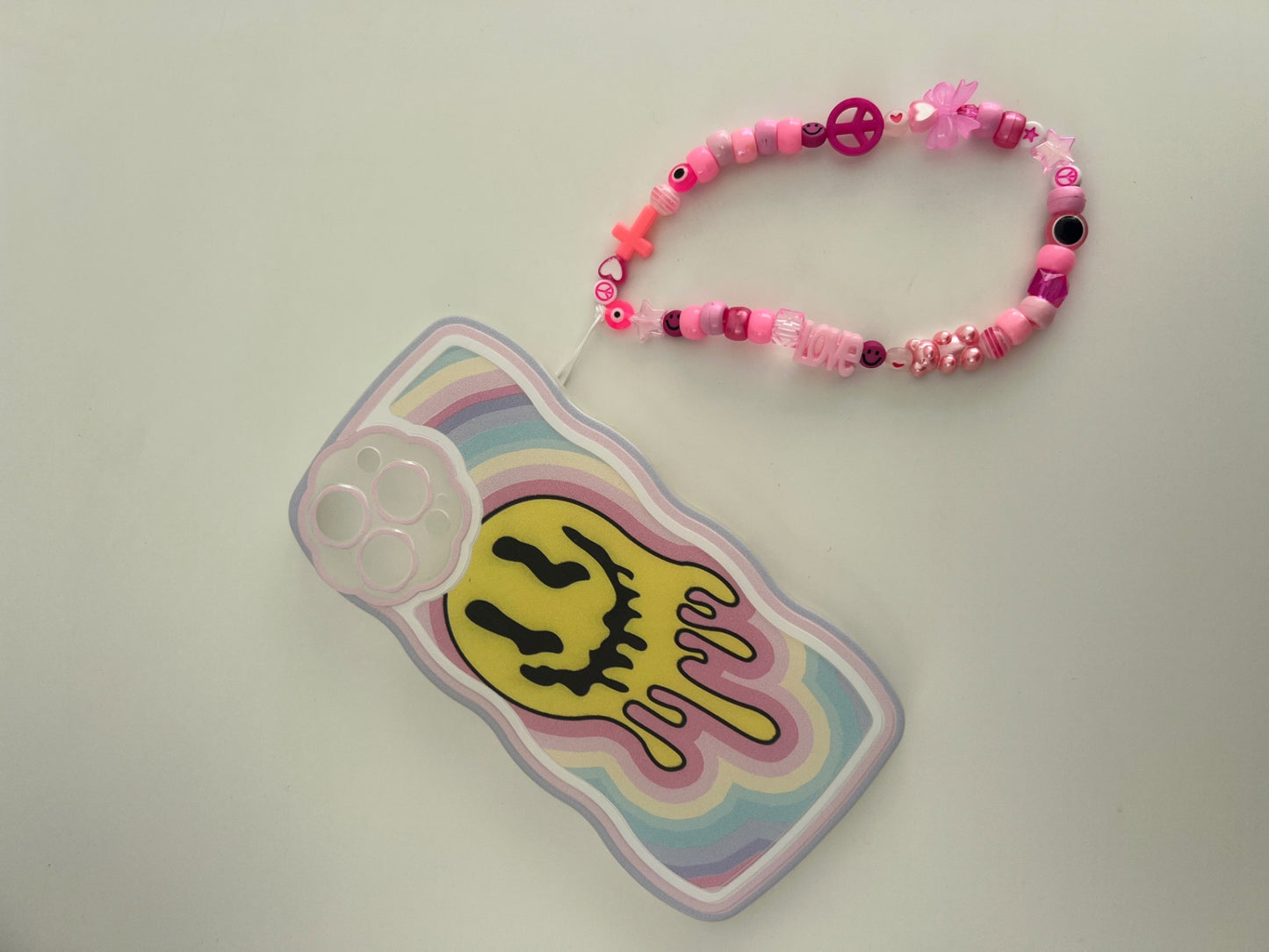 Inspire phone charm - pink