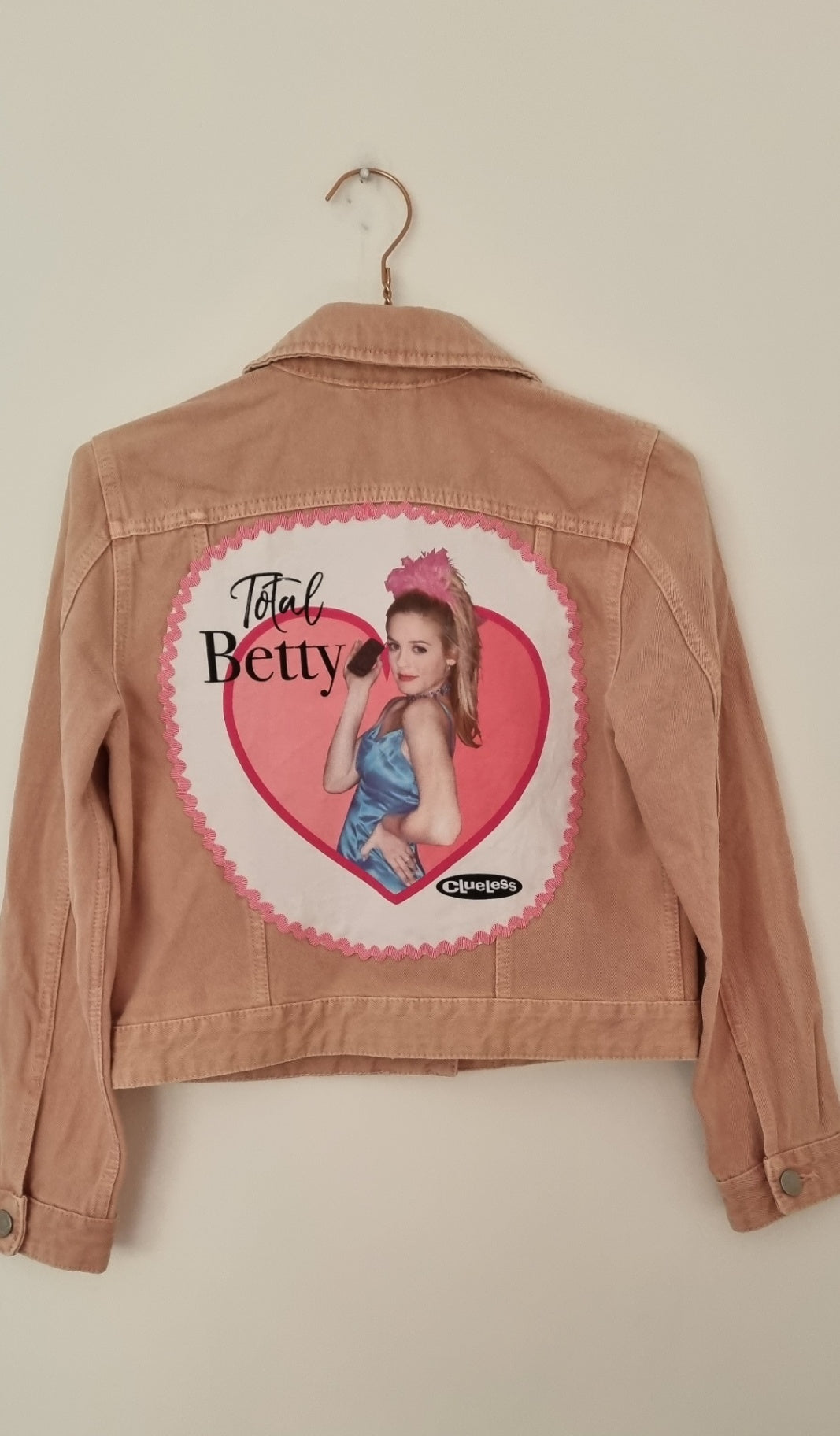 Clueless Total Betty Pink Denim Jacket