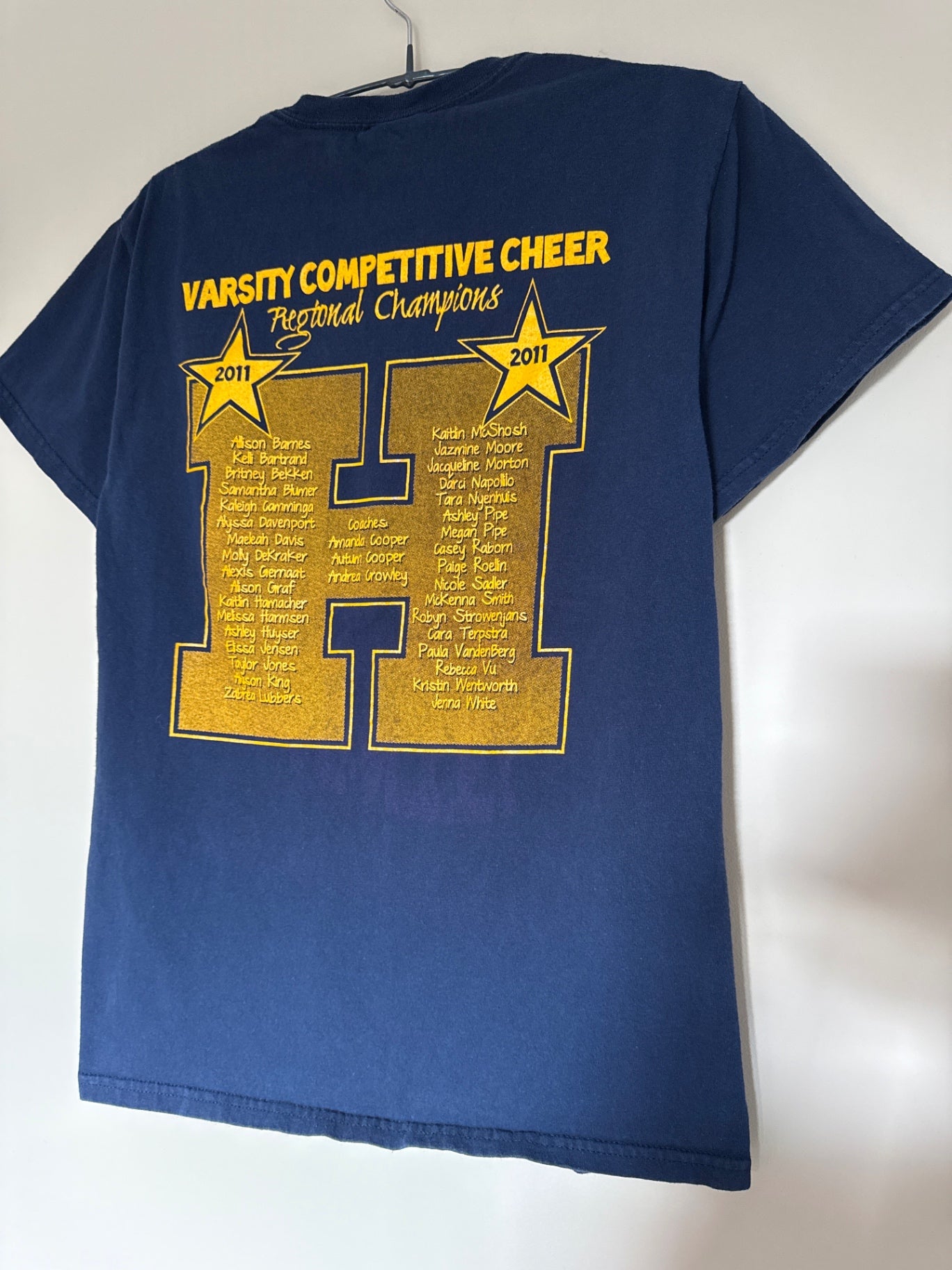 Navy Varsity Competitive Cheer T-shirt