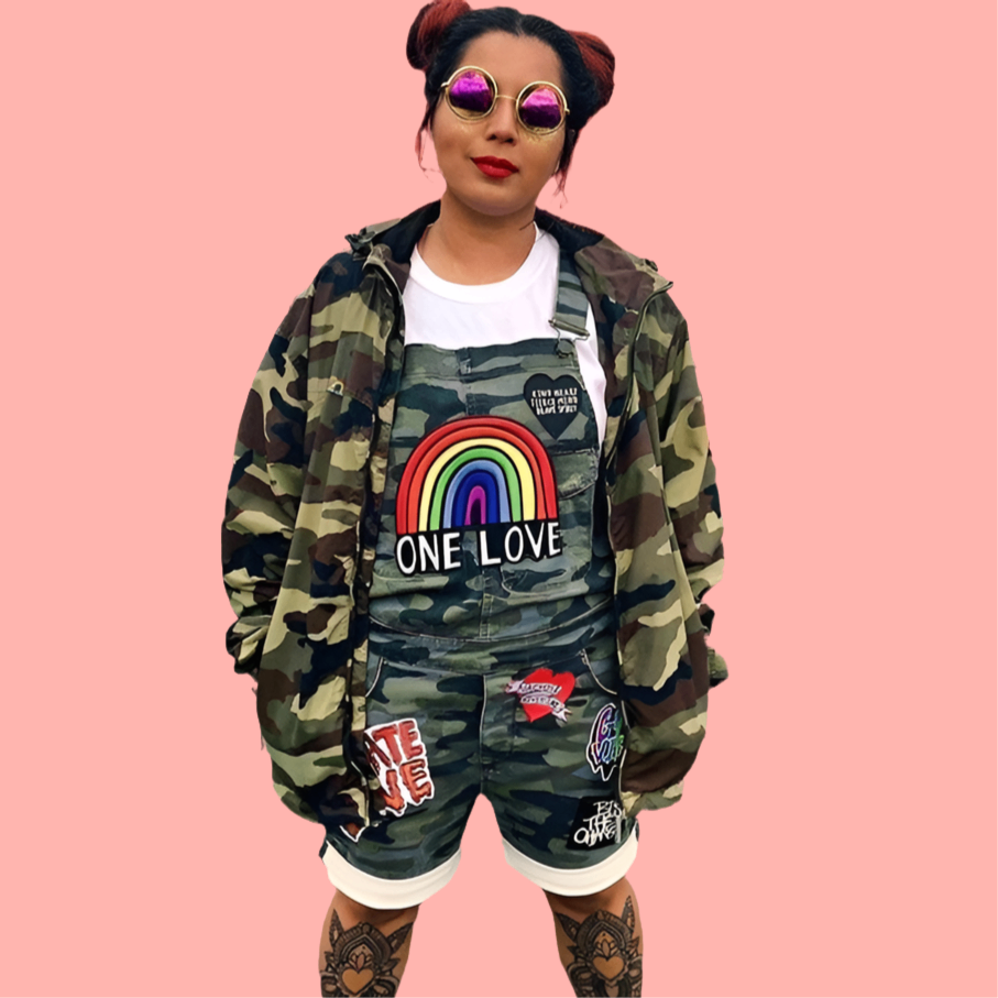 Camo Dungarees