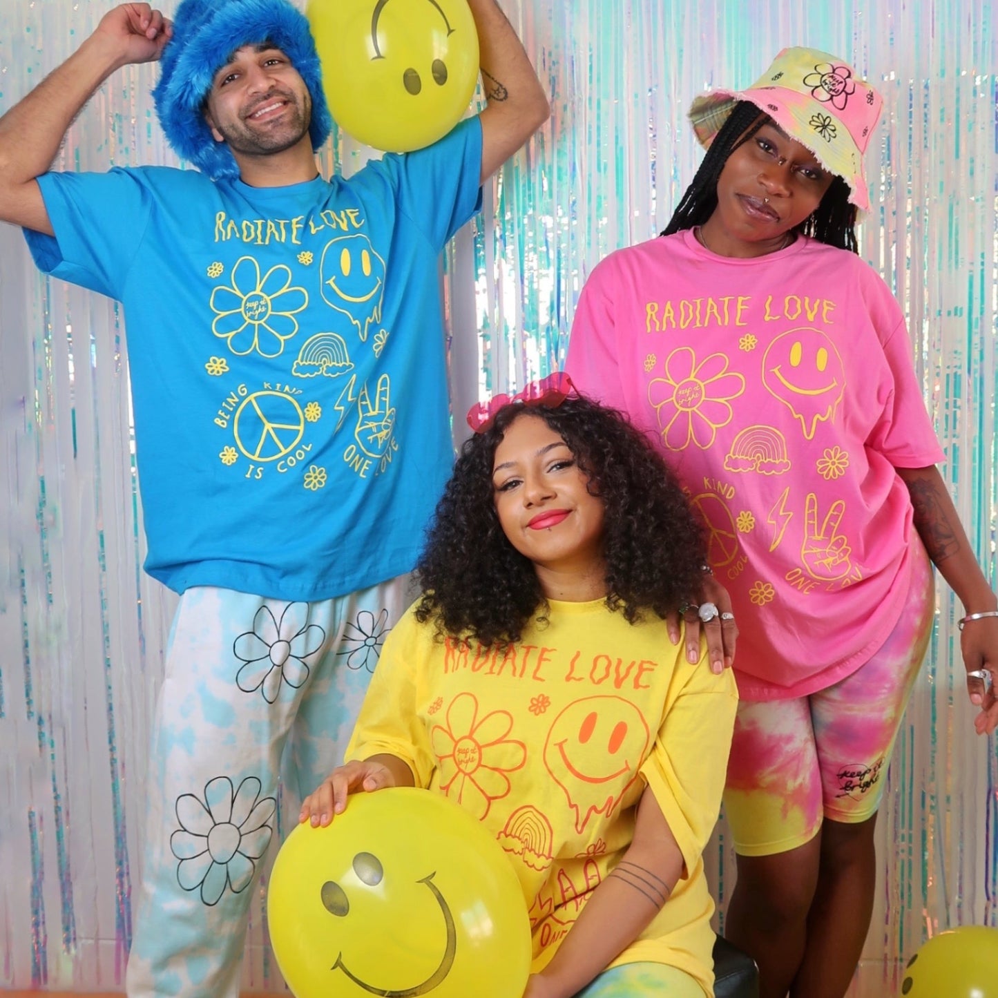 Hippie Heart tshirt - yellow