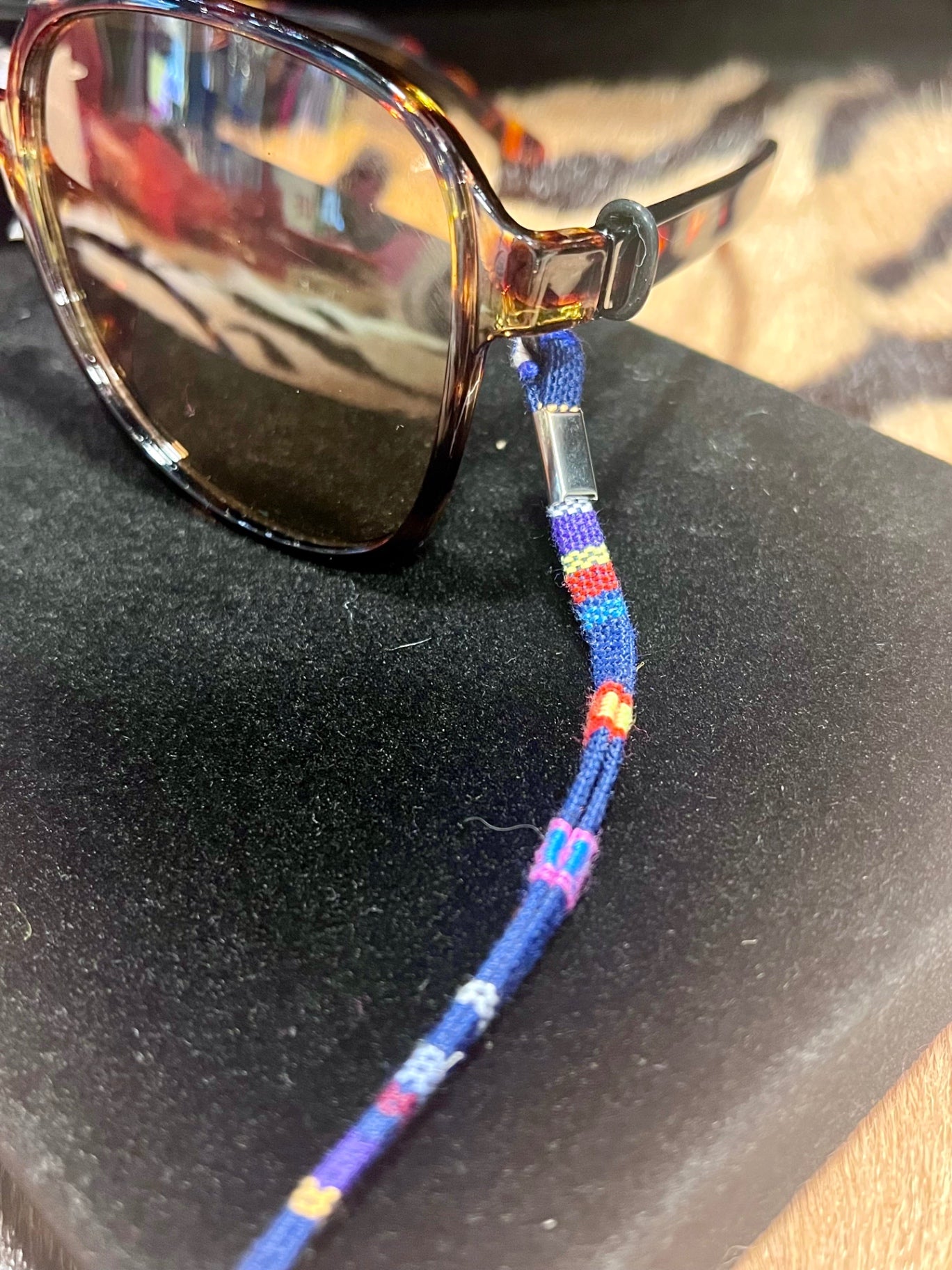 Aztec Sunnies Strap Chain Blue