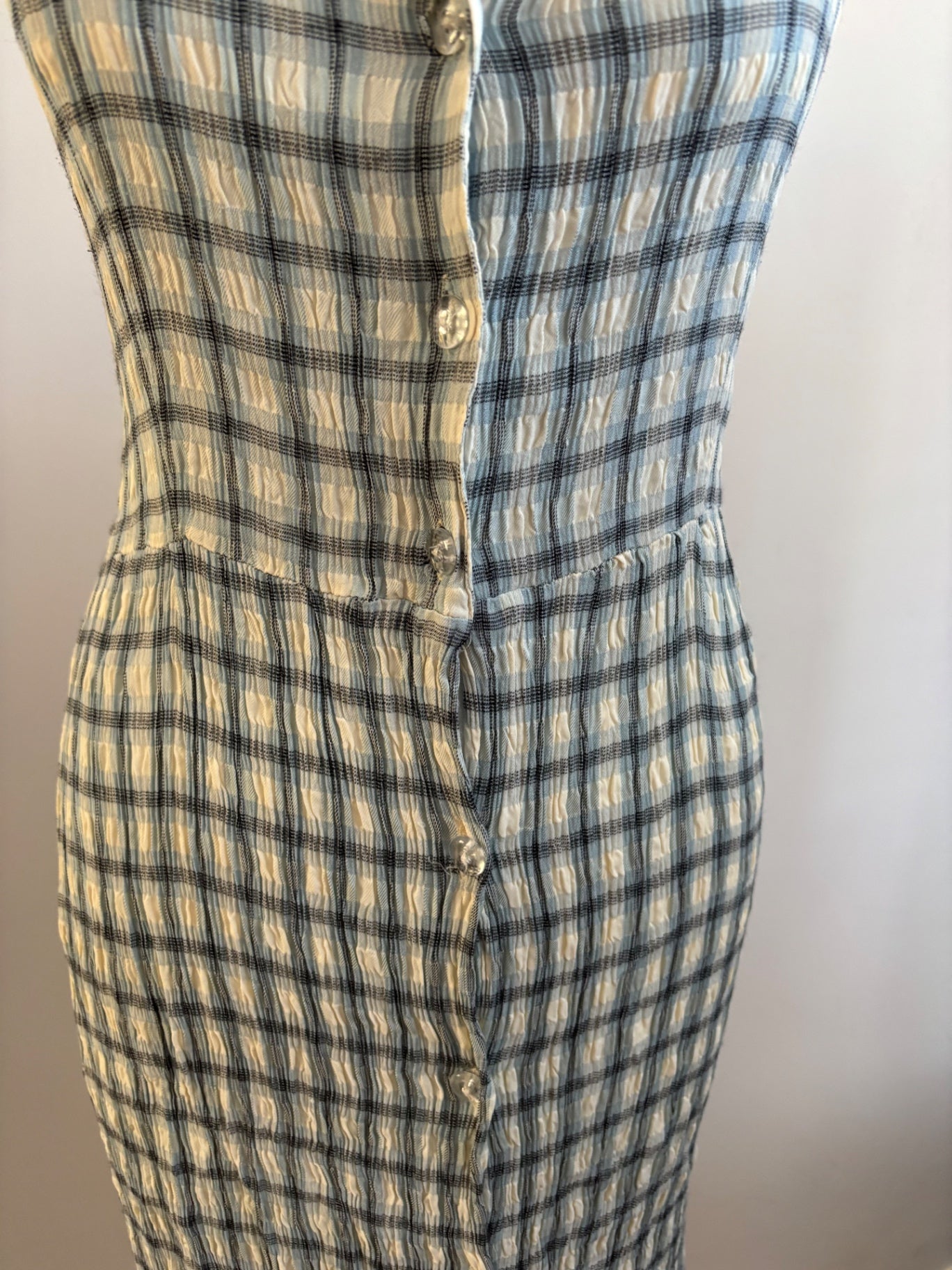 Plaid checkered dress