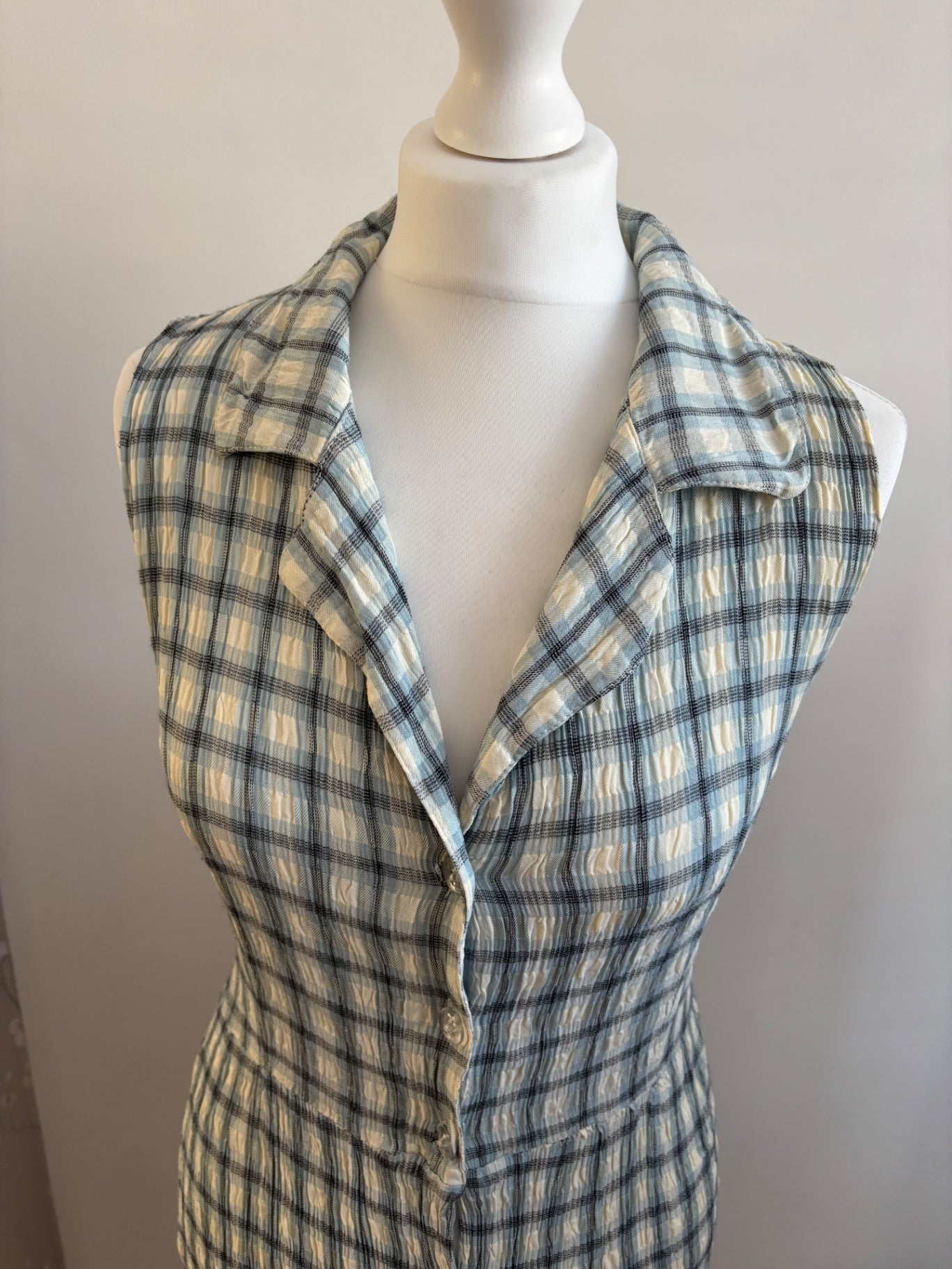Plaid checkered dress
